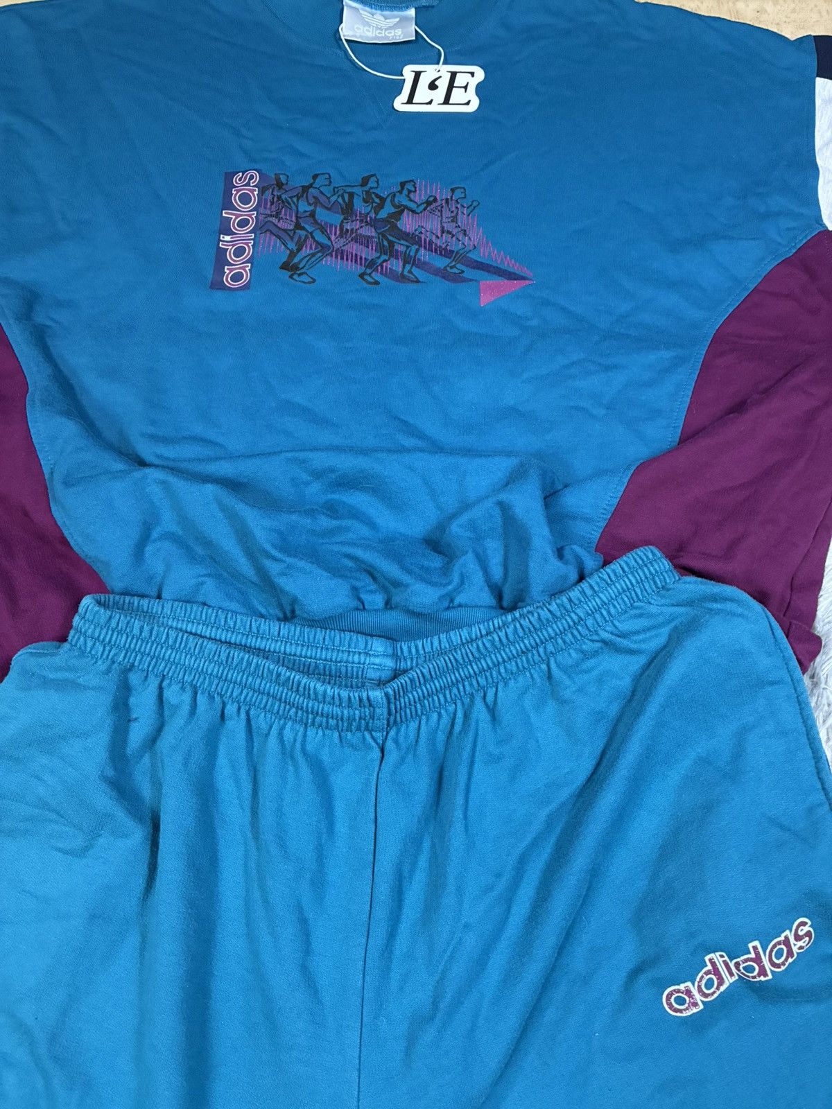Adidas Mens Adidas 90s Soccer Team Vintage Tracksuit Set Size L Size US L / EU 52-54 / 3 - 2 Thumbnail