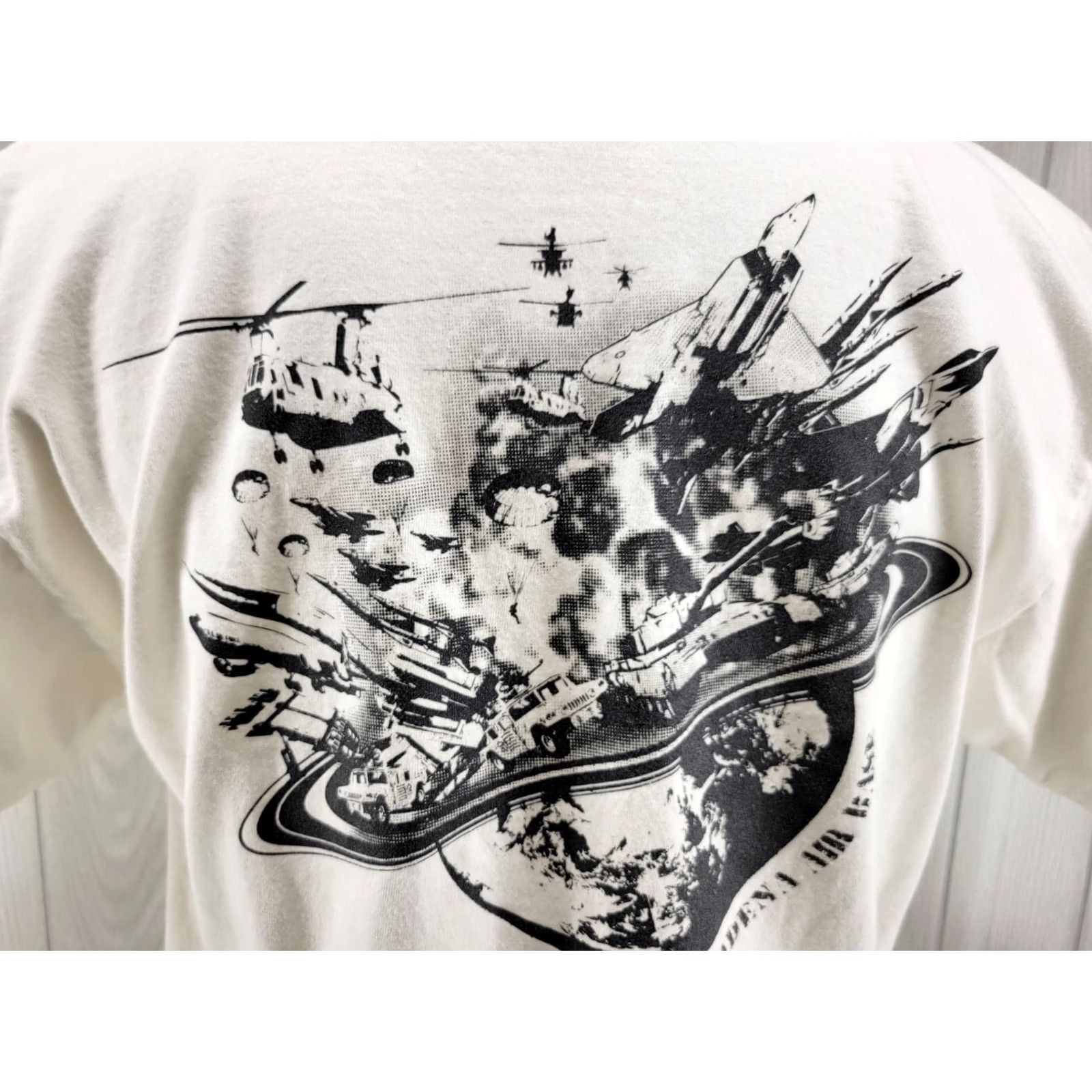 Vintage VINTAGE U.S. Air Force Kadena Base Short-Sleeved T-Shirt XL White Printstar Men Size US XL / EU 56 / 4 - 7 Thumbnail