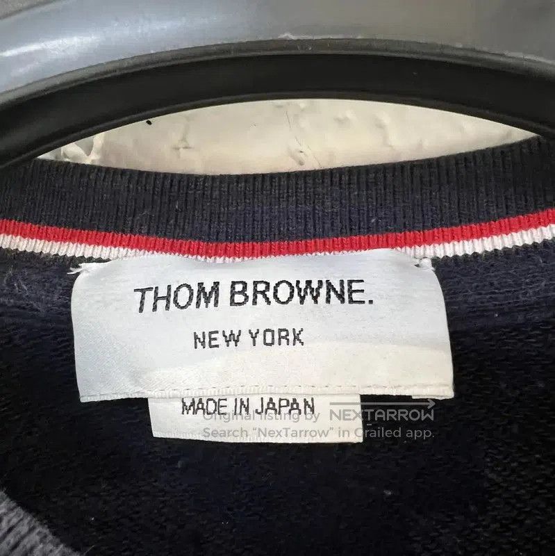 Thom Browne Thom Browne Navy Cotton Men's Sweatshirt . Size US M / EU 48-50 / 2 - 4 Thumbnail