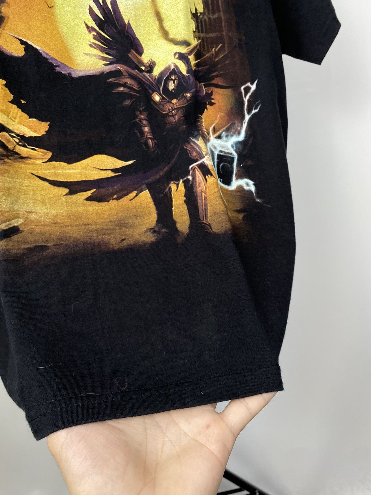 Band Tees × Vintage Vintage 2000s HAMMERFALL No Sacrifice, No Victory Tee Size US L / EU 52-54 / 3 - 6 Thumbnail