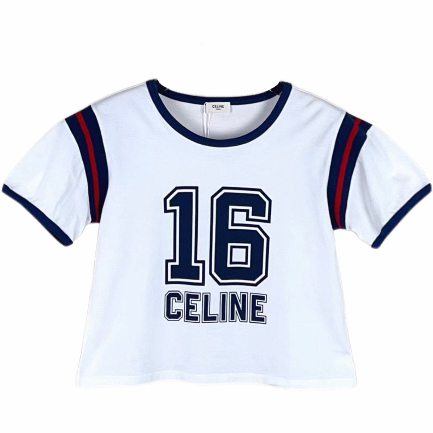 Celine Celine 16 Logo T-Shirt Size L Size L / US 10 / IT 46 - 1 Thumbnail