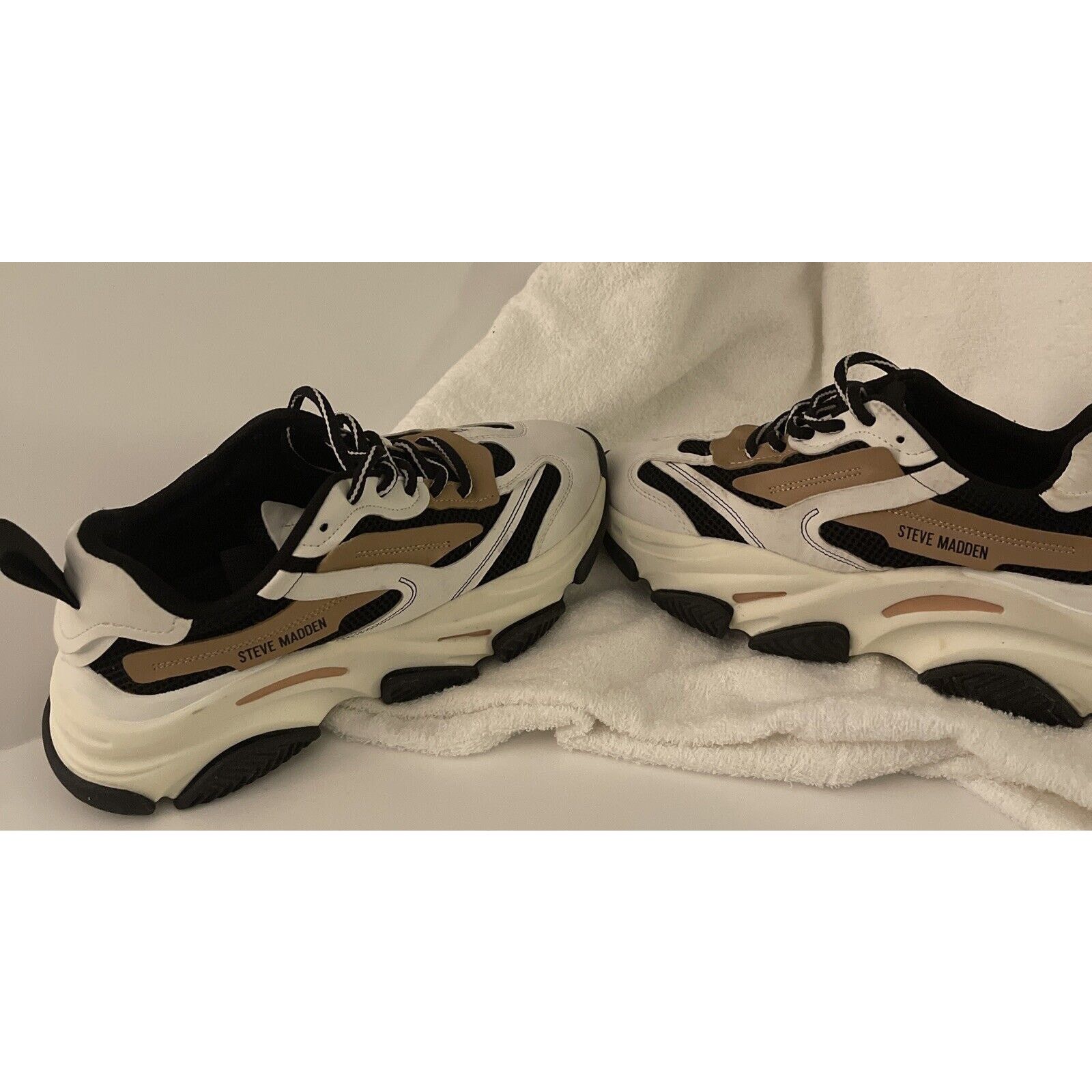 Steve Madden Steve Madden Possession Black white Tan women's Size 7.5M Size US 7.5 / IT 37.5 - 2 Thumbnail