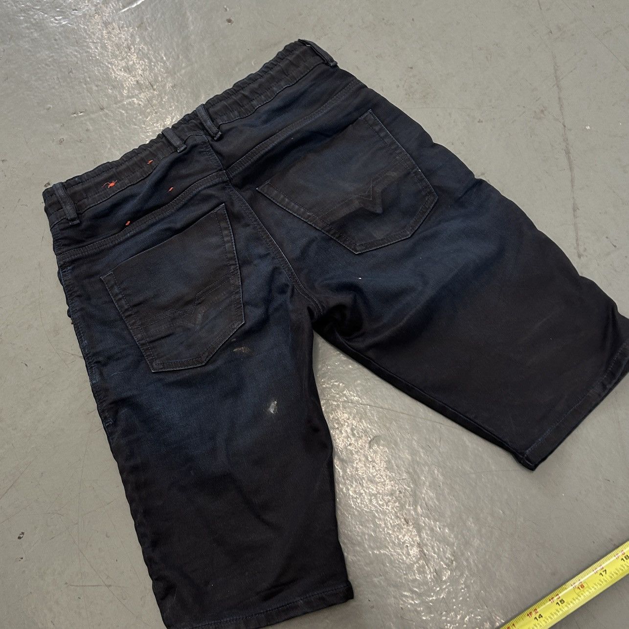Diesel Diesel Drawstring Denim Shorts – Dark Wash / W28 Size US 28 / EU 44 - 7 Thumbnail