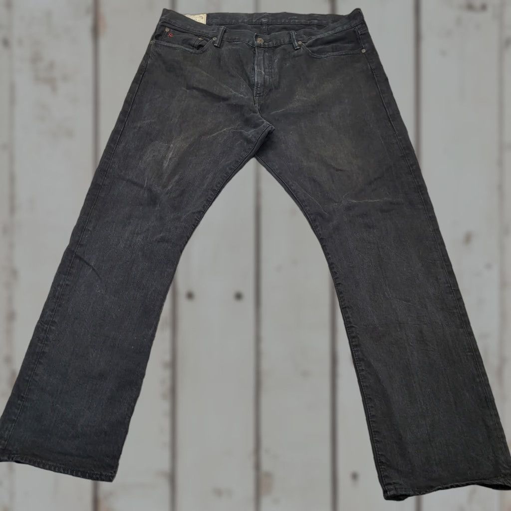 Polo Ralph Lauren Polo Ralph Lauren Jeans Men's Size 38x32 Black Denim Hampton Straight Hudson Size US M / EU 48-50 / 2 - 1 Thumbnail