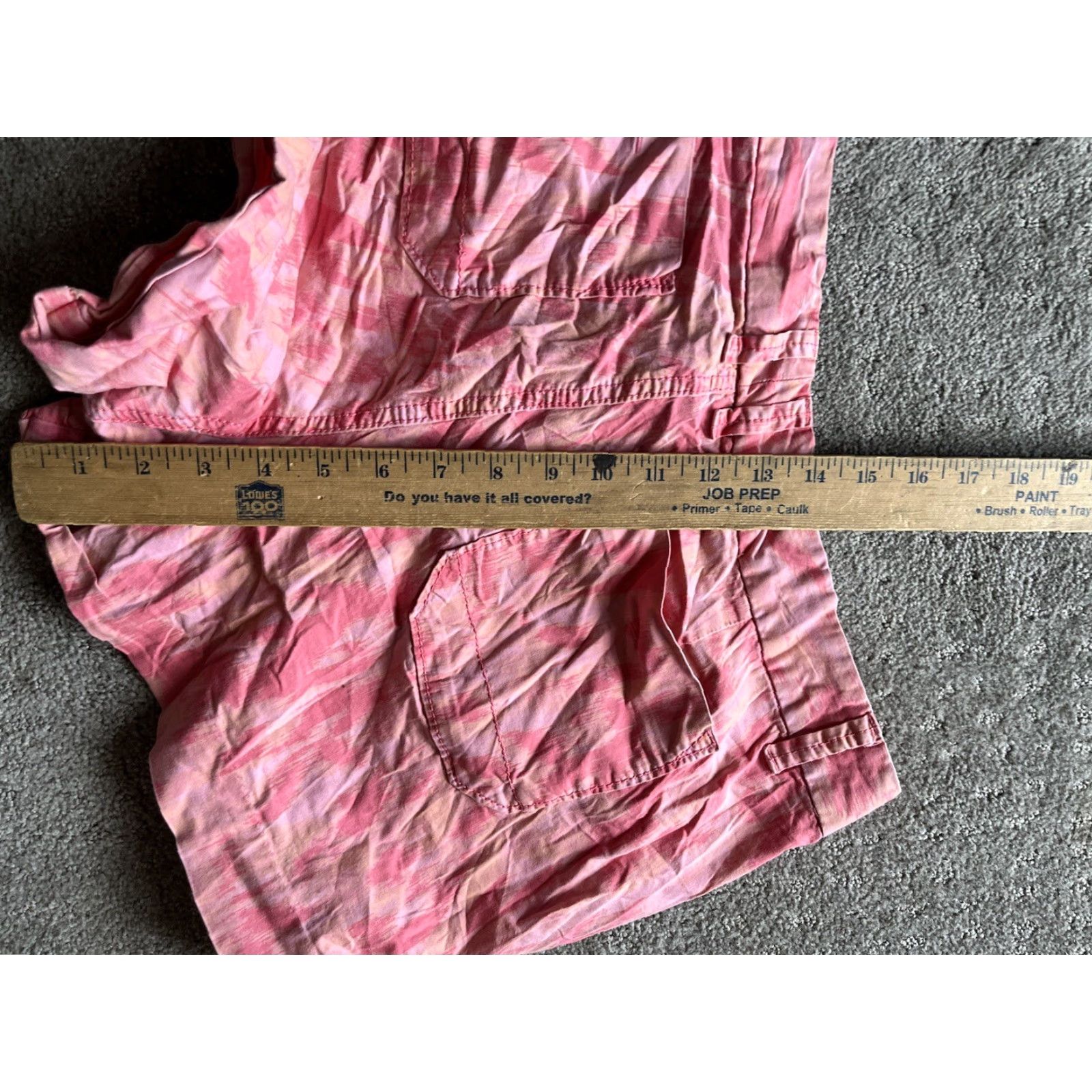 Calvin Klein Calvin Klein Chino Shorts 4 Pocket Women Size 16 Coral Pink Casual Size 38" / US 16 / IT 52 - 4 Thumbnail
