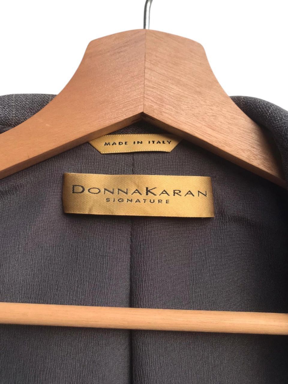 Donna Karan Donna Karan Signature Made in Italy Wool Stripe Jacket Size XS / US 0-2 / IT 36-38 - 8 Thumbnail