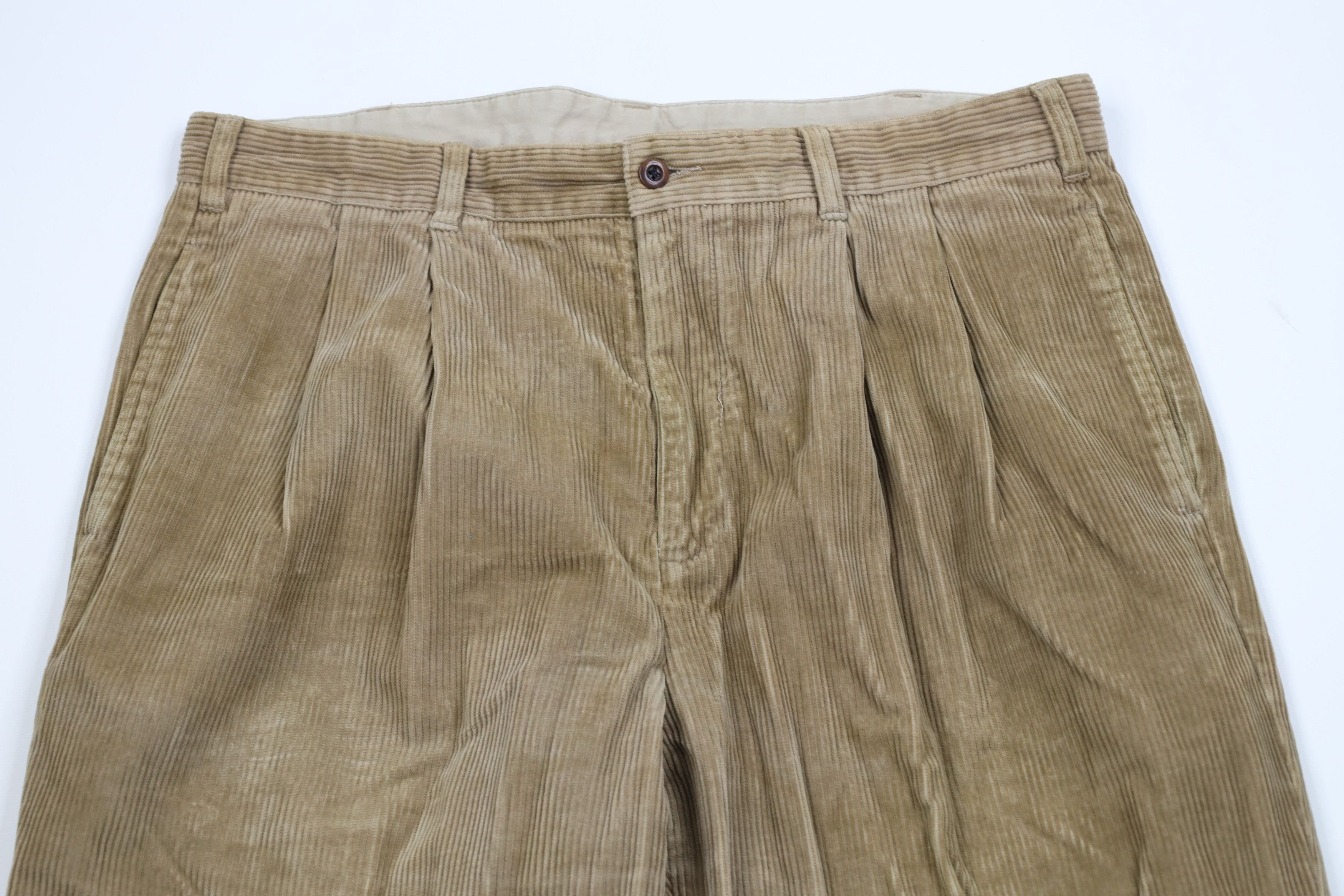 Brooks Brothers Vintage 70s 80s Brooks Brothers Wide Leg Corduroy Pants Size US 36 / EU 52 - 2 Thumbnail