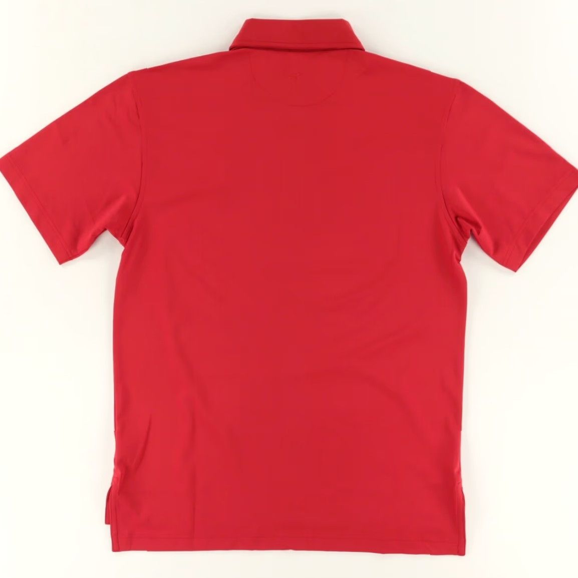 Vintage Genteal Polo Shirt Mens Crimson Arkansas Solid Stretch Polyester S Shirt Size US S / EU 44-46 / 1 - 4 Thumbnail