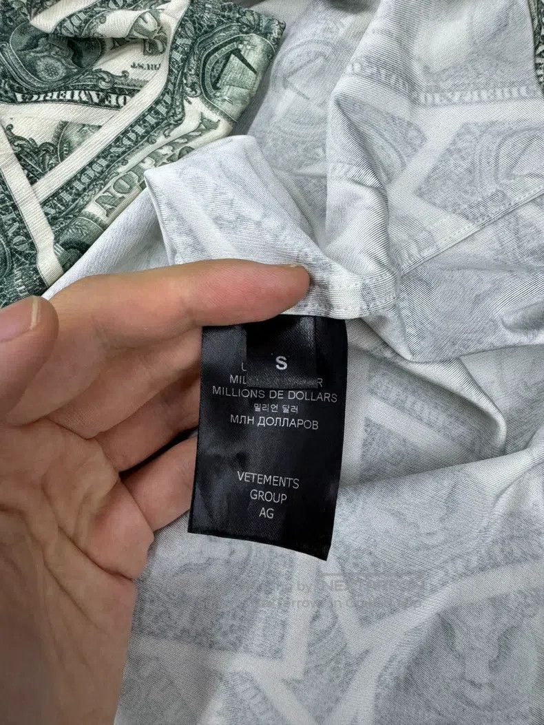 Vetements Vetements Dollar Bill Shirt Size US S / EU 44-46 / 1 - 5 Thumbnail