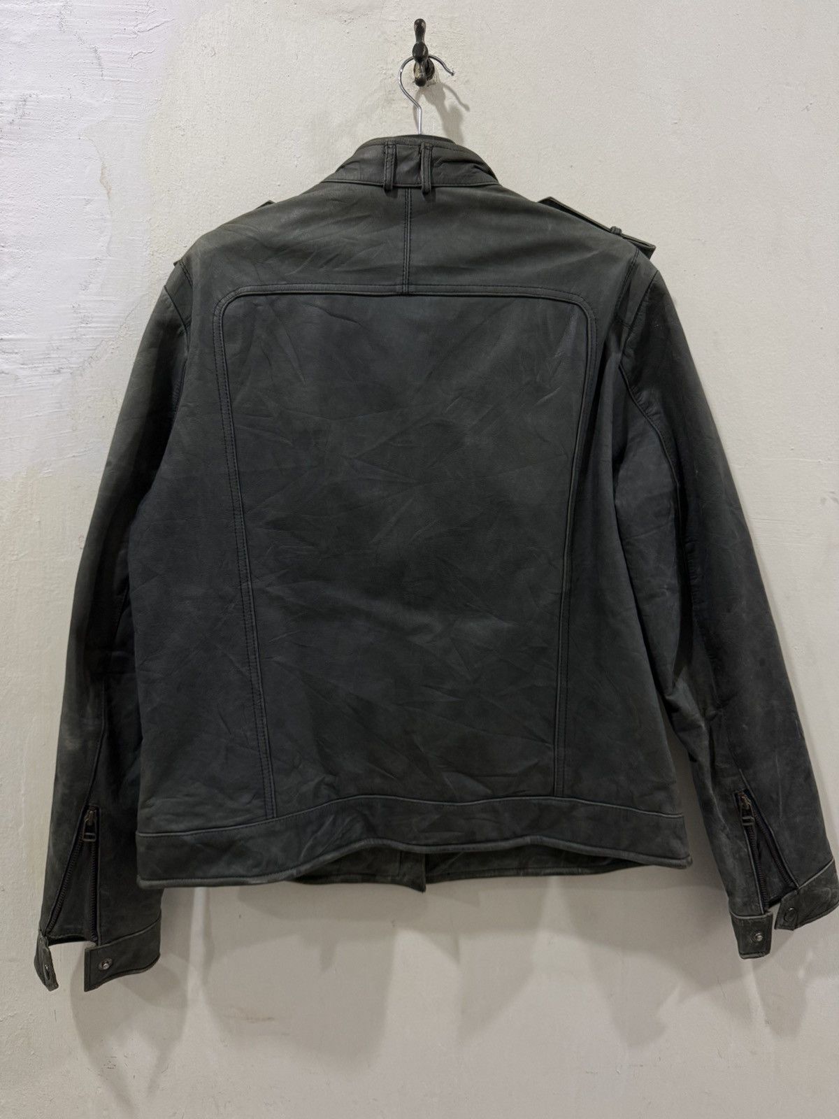 Caruso VTG CARUSO M65 Leather Jacket Size US L / EU 52-54 / 3 - 13 Thumbnail
