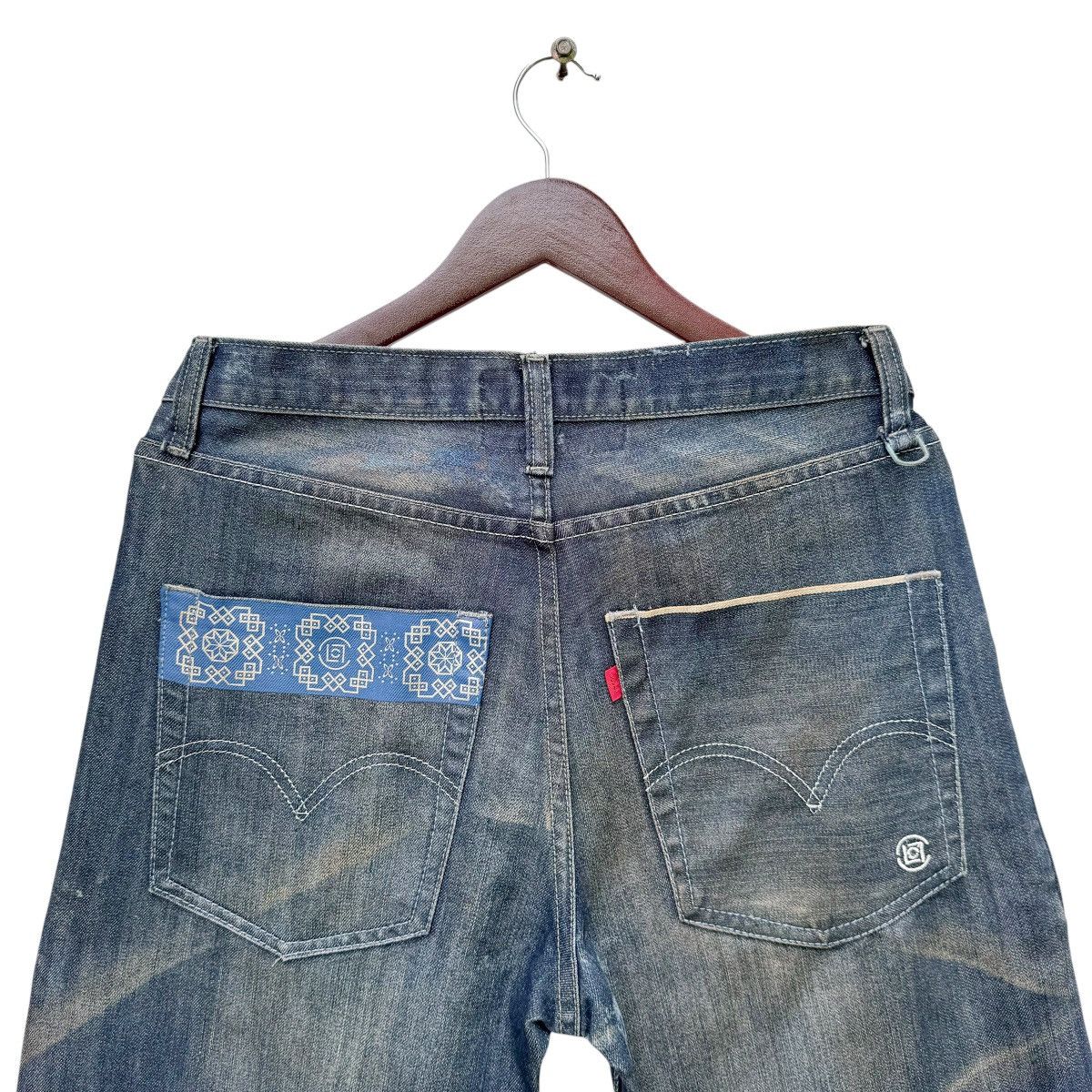 CLOT × Levi's Rare Selvedge Levis Clot Kazuki Jeans Size US 34 / EU 50 - 6 Thumbnail
