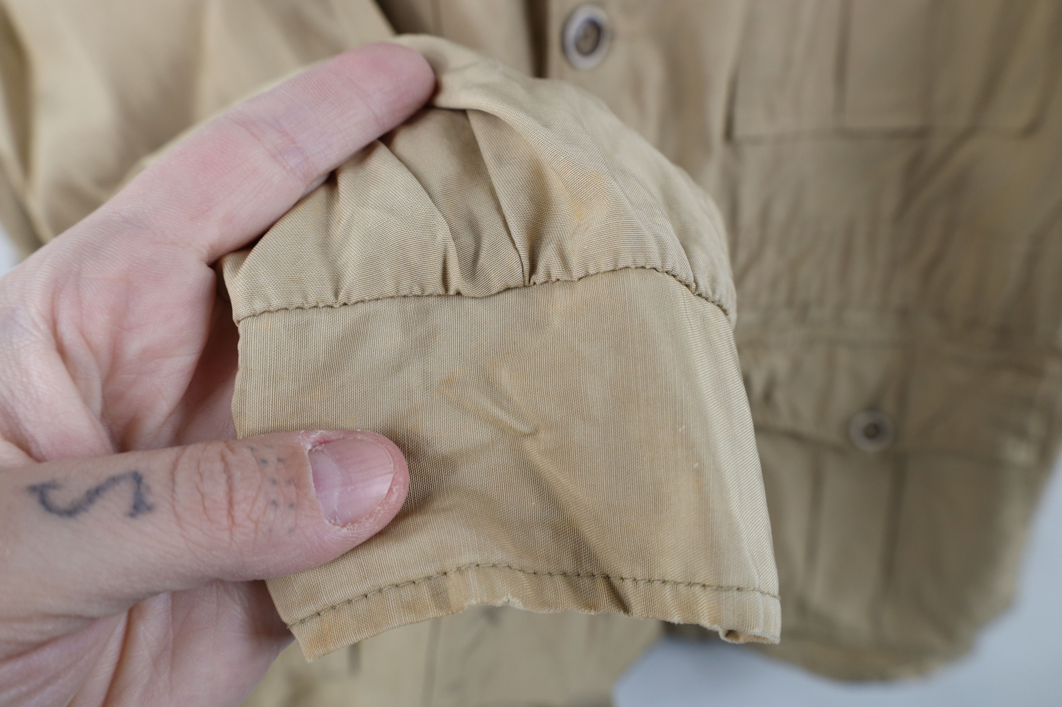Vintage Vintage 70s Streetwear Rayon Gabardine Safari Bush Jacket Size US L / EU 52-54 / 3 - 8 Thumbnail