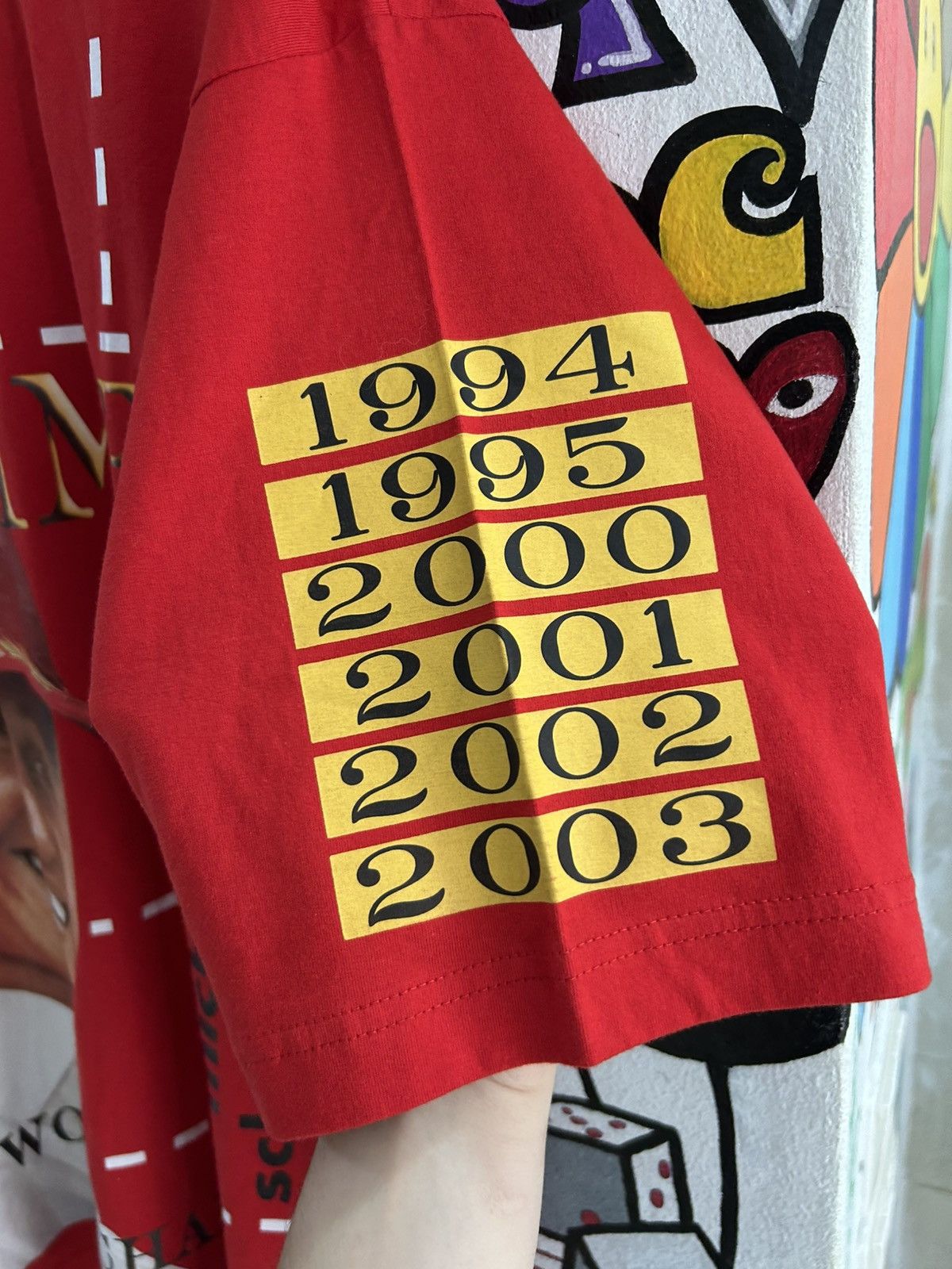 Ferrari × Formula 1 × Vintage Brand New 199 Michael Schumacher F1 Tee Size US XL / EU 56 / 4 - 4 Thumbnail