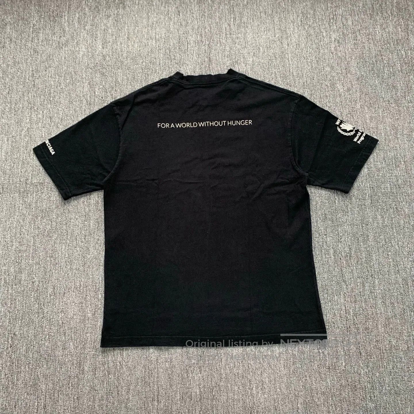 Balenciaga Balenciaga Black Distressed Short Sleeve Tee. Size US M / EU 48-50 / 2 - 2 Thumbnail