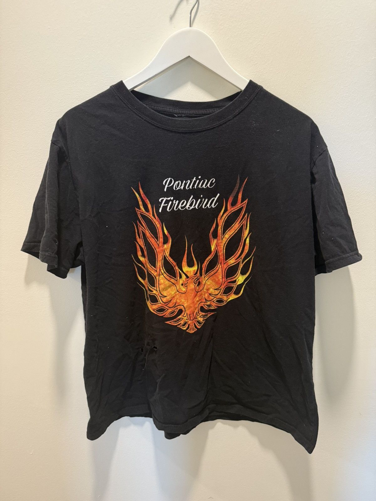 Vintage SICK THRASHED PONTIAC FIREBIRD FLAMES TEE Size US XL / EU 56 / 4 - 1 Thumbnail