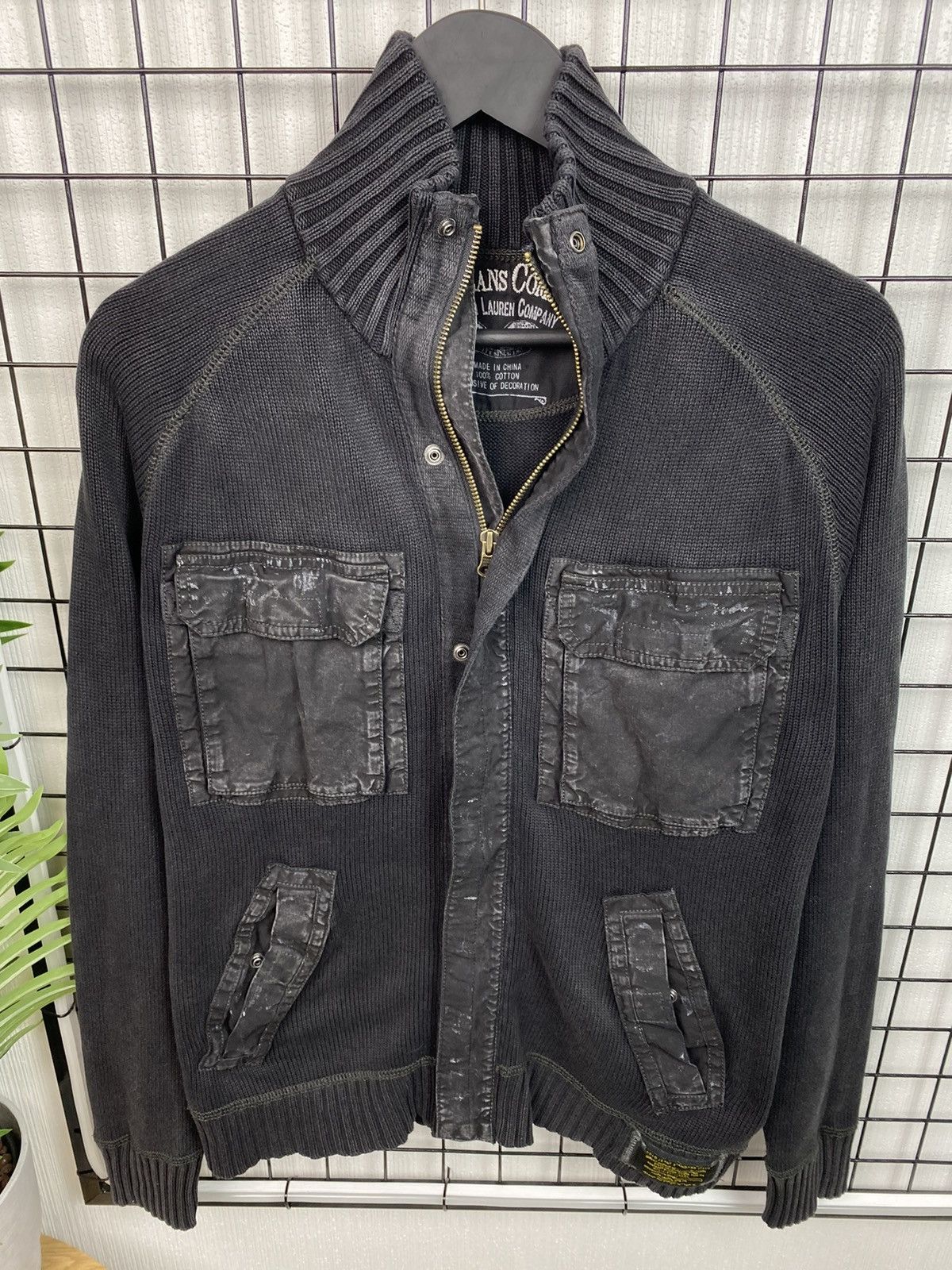 Lauren Ralph Lauren Polo Jeans Company Ralph Lauren Zip Knit Sweater Men Black S Size US S / EU 44-46 / 1 - 4 Thumbnail