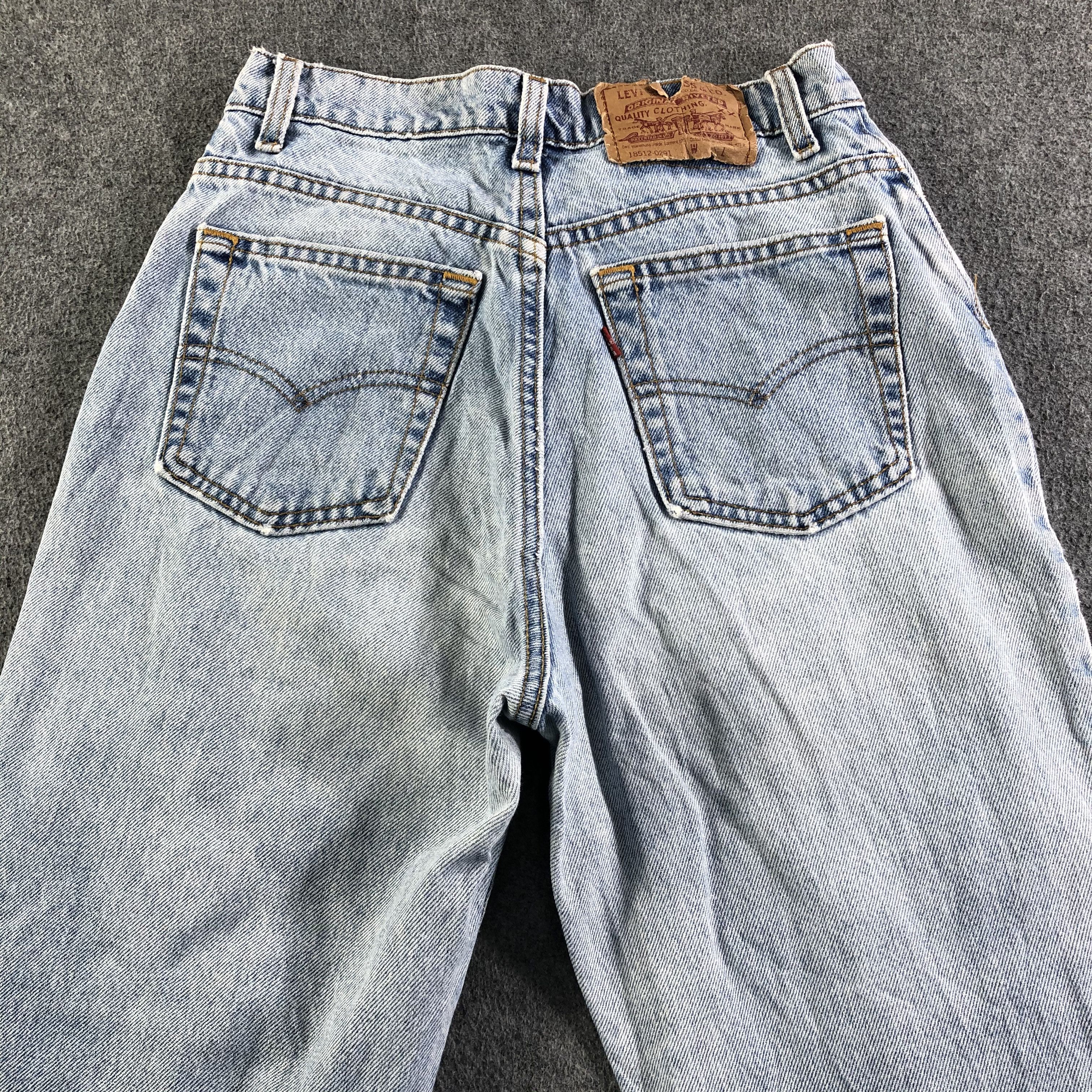 Levi's 90s Vintage Light Wash Levis 512 Jeans-J3503 Size 28" / US 6 / IT 42 - 4 Thumbnail