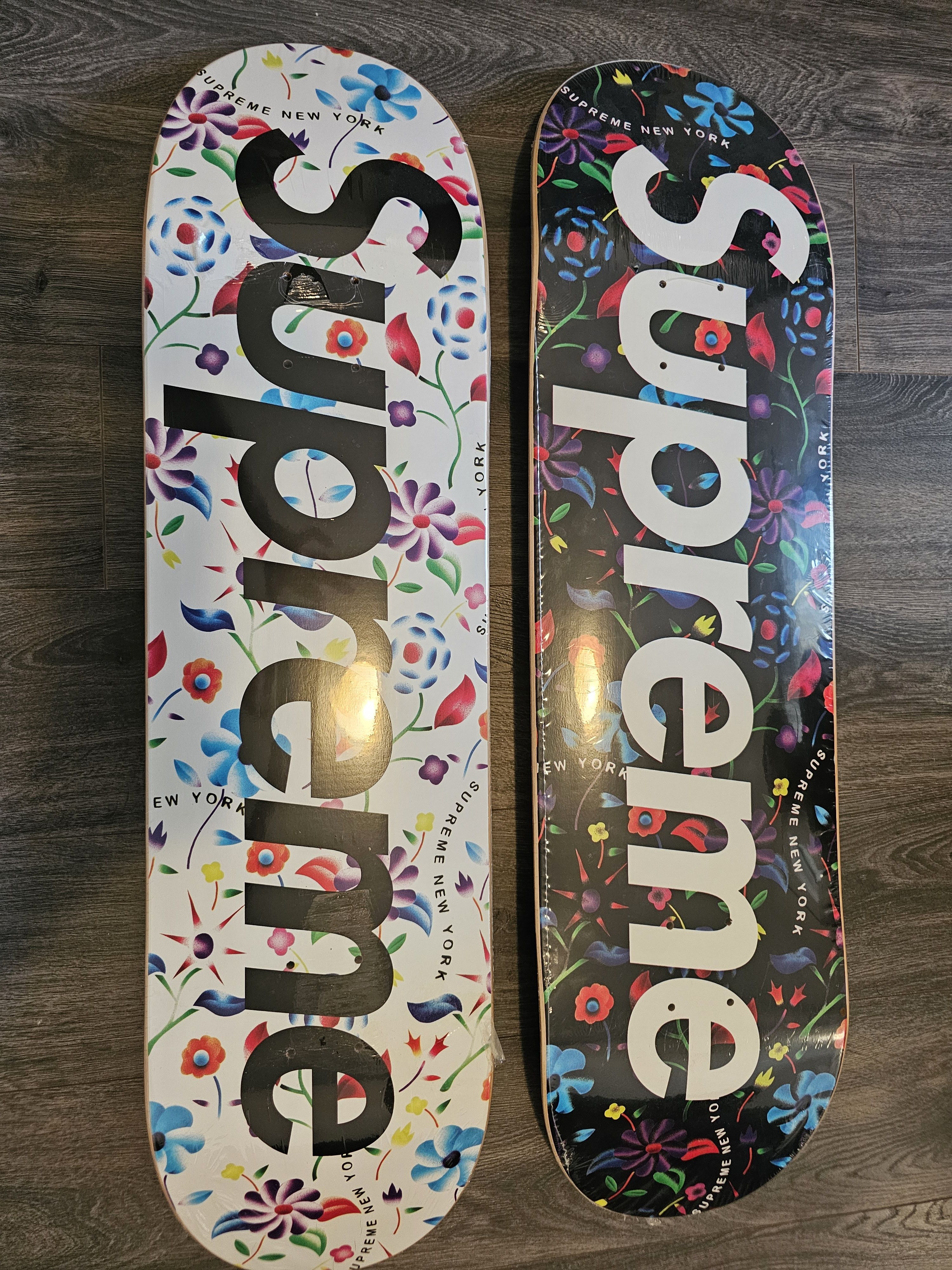 Supreme Airbrushed Floral Skateboard 白 Supreme Airbrushed Floral