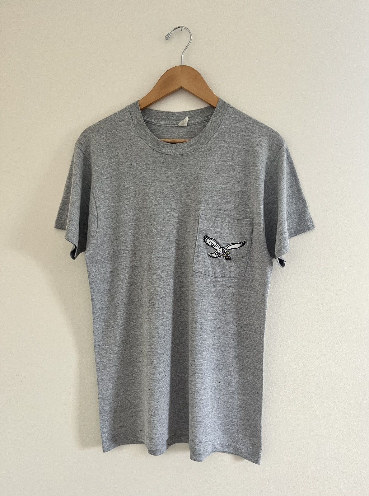 Fruit Of The Loom RARE VINTAGE 80’S NFL PHILADELPHIA EAGLES BLANK T-SHIRT Size US M / EU 48-50 / 2 - 1 Thumbnail