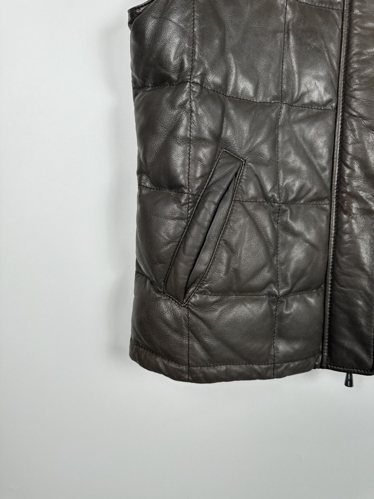 Loro Piana Loro Piana Quitted Leather Vest Size US S / EU 44-46 / 1 - 6 Thumbnail