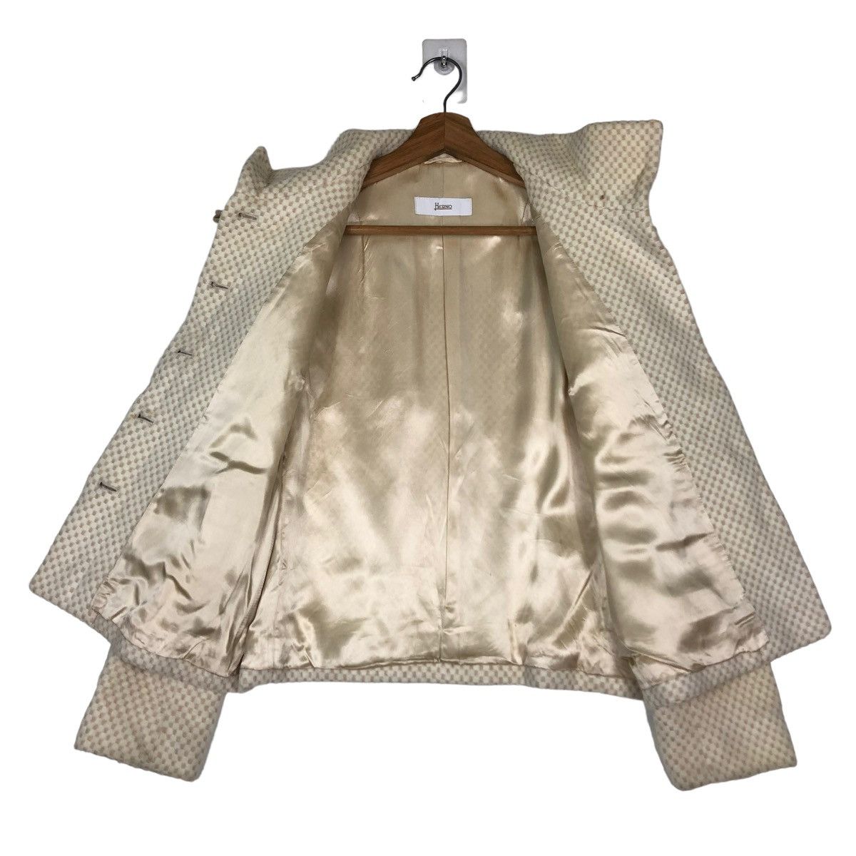 Herno 🔥VINTAGE CROPPED COATS JACKET HERNO ITALY Size M / US 6-8 / IT 42-44 - 13 Thumbnail