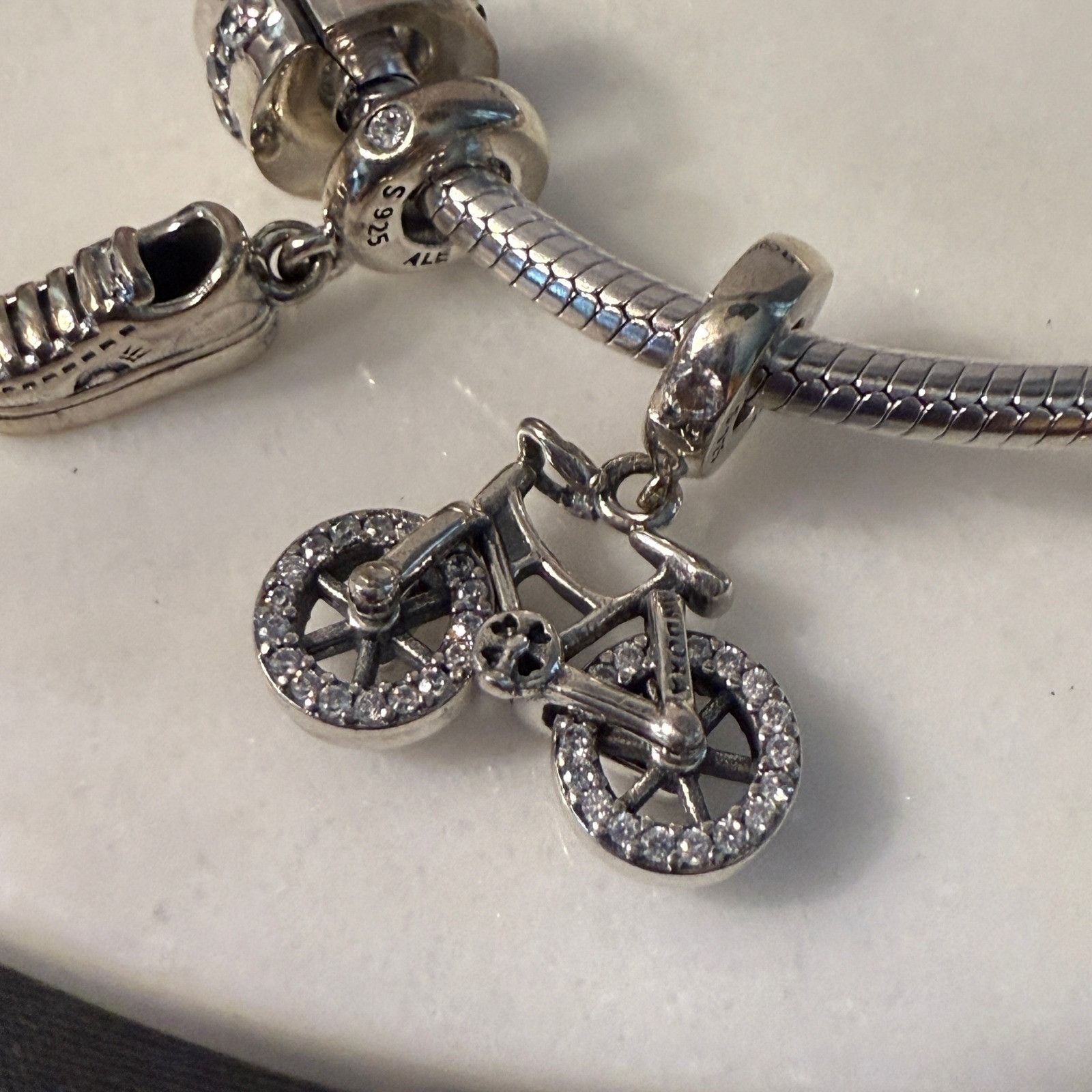 pandora Authentic Pandora, SZ 19Cm, Moments Silver Bracelet, 7 Adven Size ONE SIZE - 5 Thumbnail