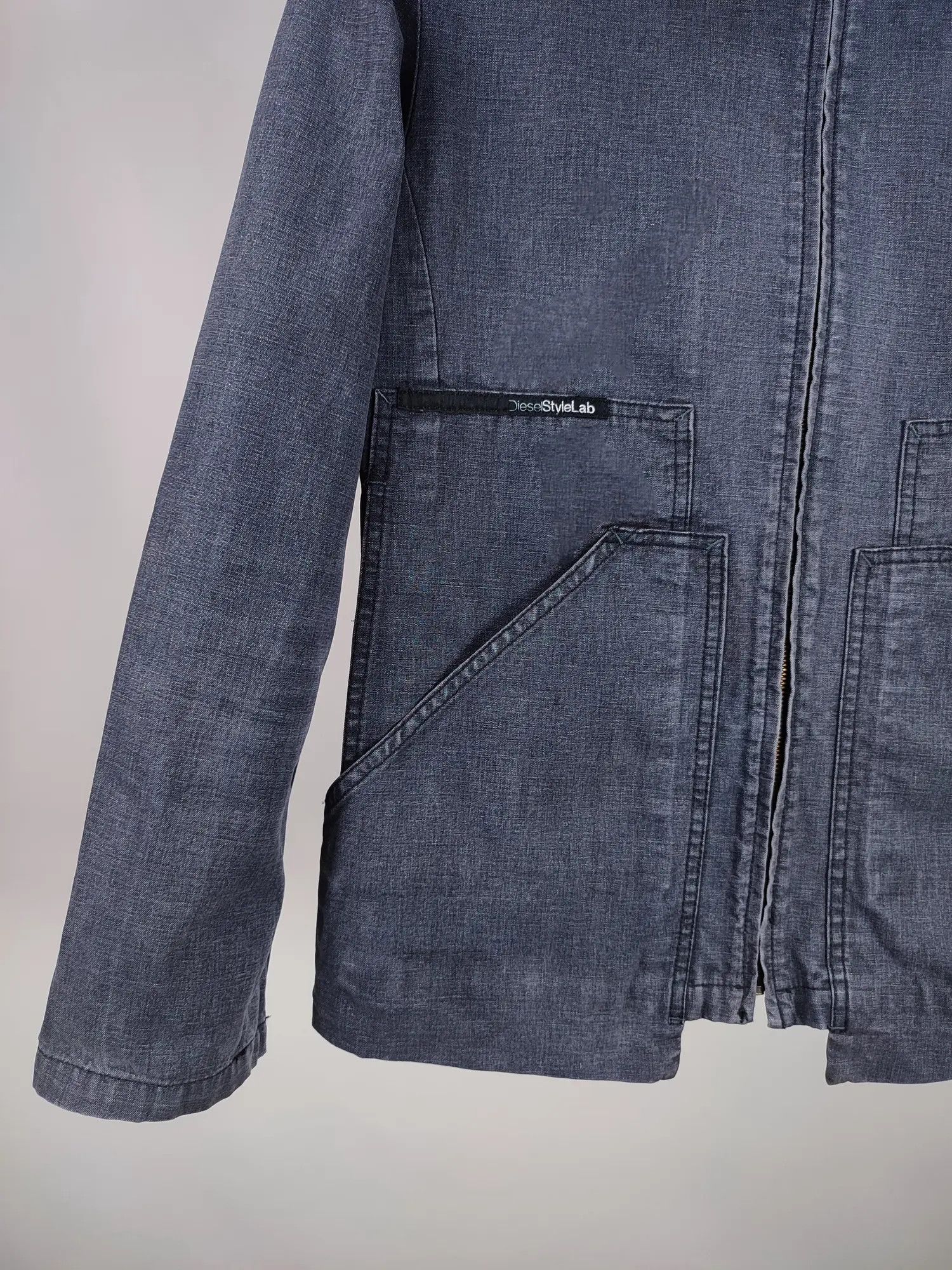 Diesel Vintage Diesel Multi Pocket Denim Jacket Size US S / EU 44-46 / 1 - 11 Thumbnail