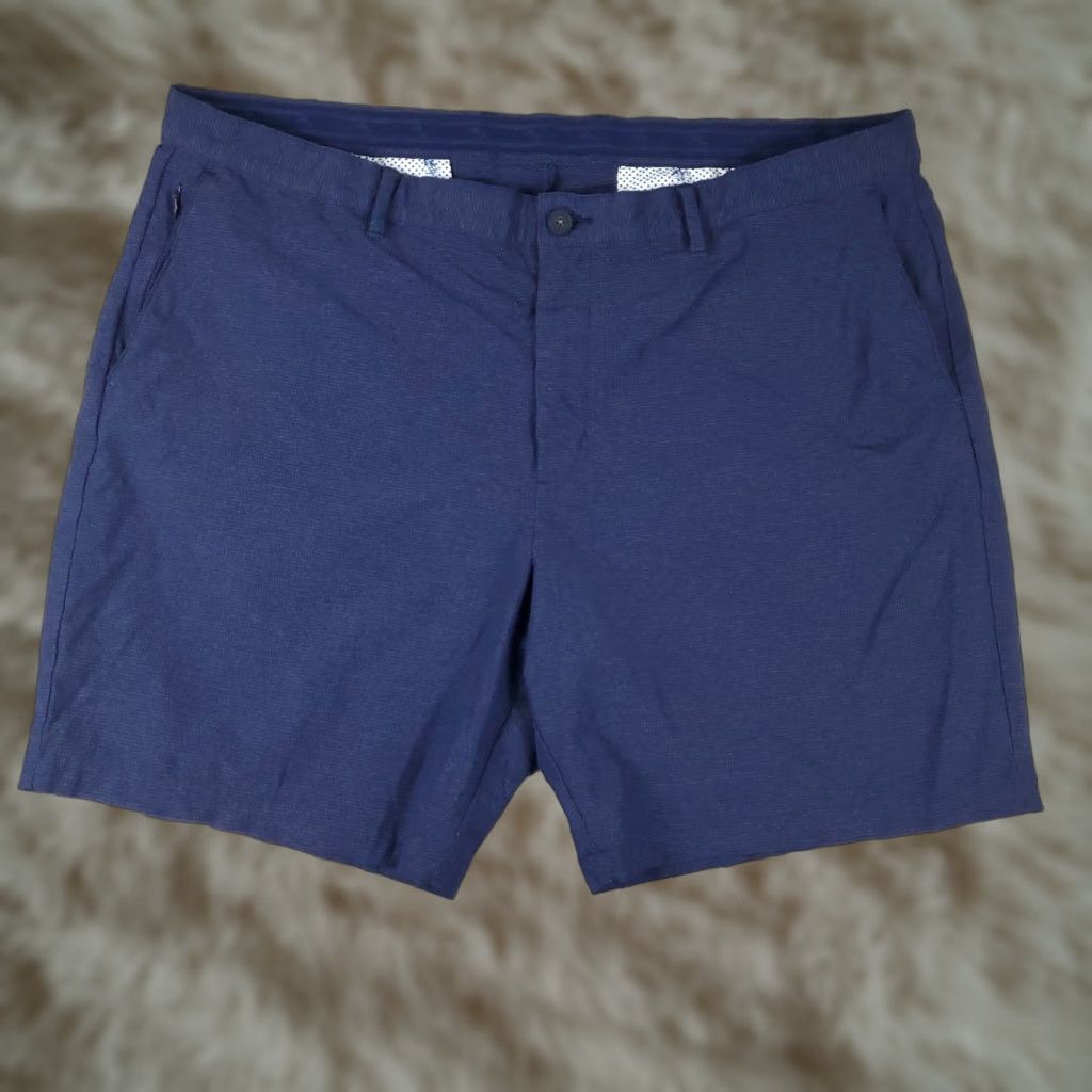 Tommy Bahama Tommy Bahama Shorts Mens Regular Size 44 Blue Nylon Stretch Flat Front Chino Casual Pants USA Prep Sports Mens Size US 44 / EU 60 - 1 Thumbnail