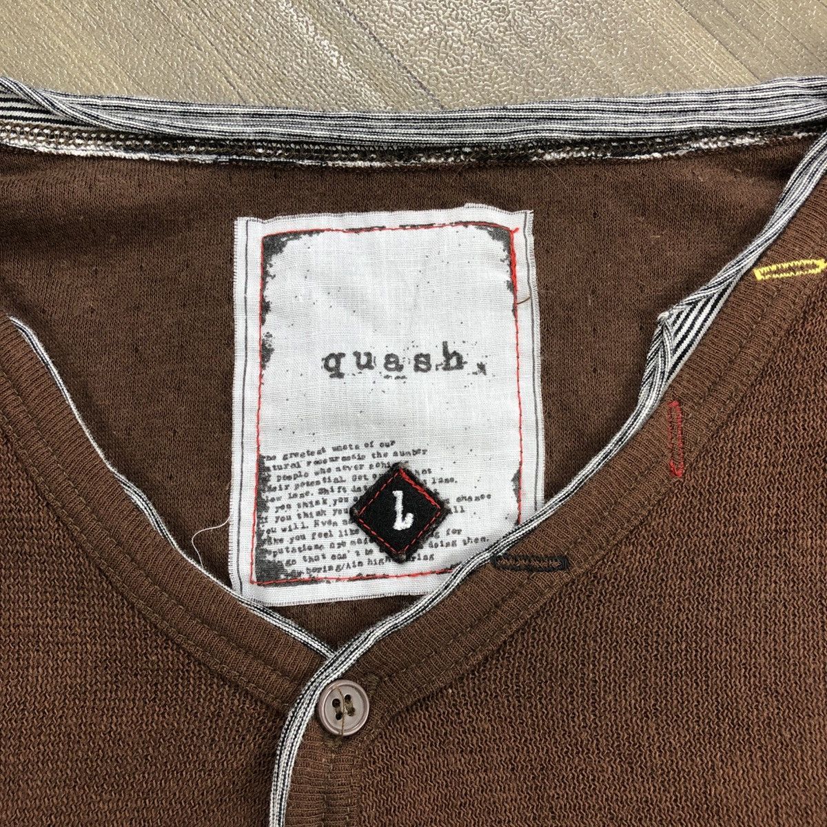 If Six Was Nine × Japanese Brand × Le Grande Bleu (L.G.B.) 2000s Quash Double Layers Goa Lgb Ifsixwasnine Long Sleeve Size US L / EU 52-54 / 3 - 4 Thumbnail