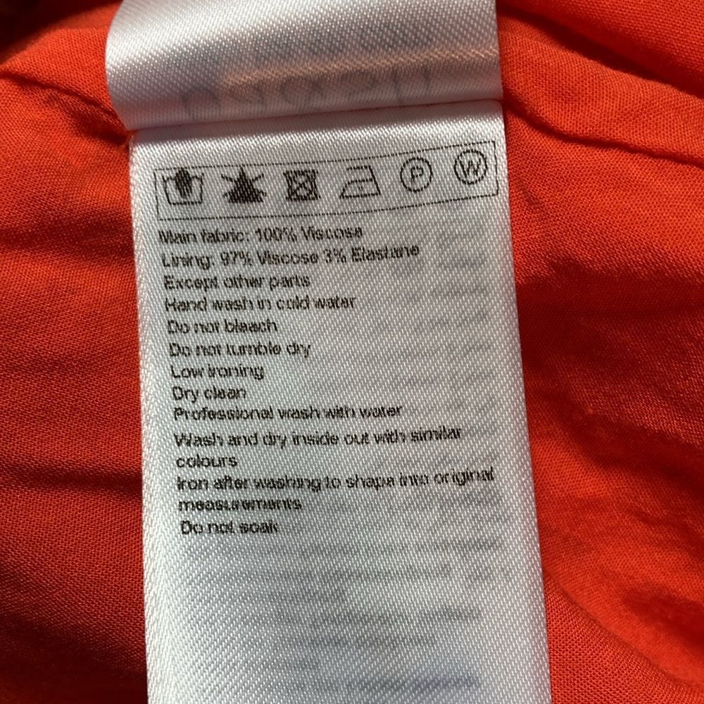 ba&sh ba&sh Bonica Orange Dress Womens Size 4 Side Cut Out Detail Size S / US 4 / IT 40 - 11 Thumbnail