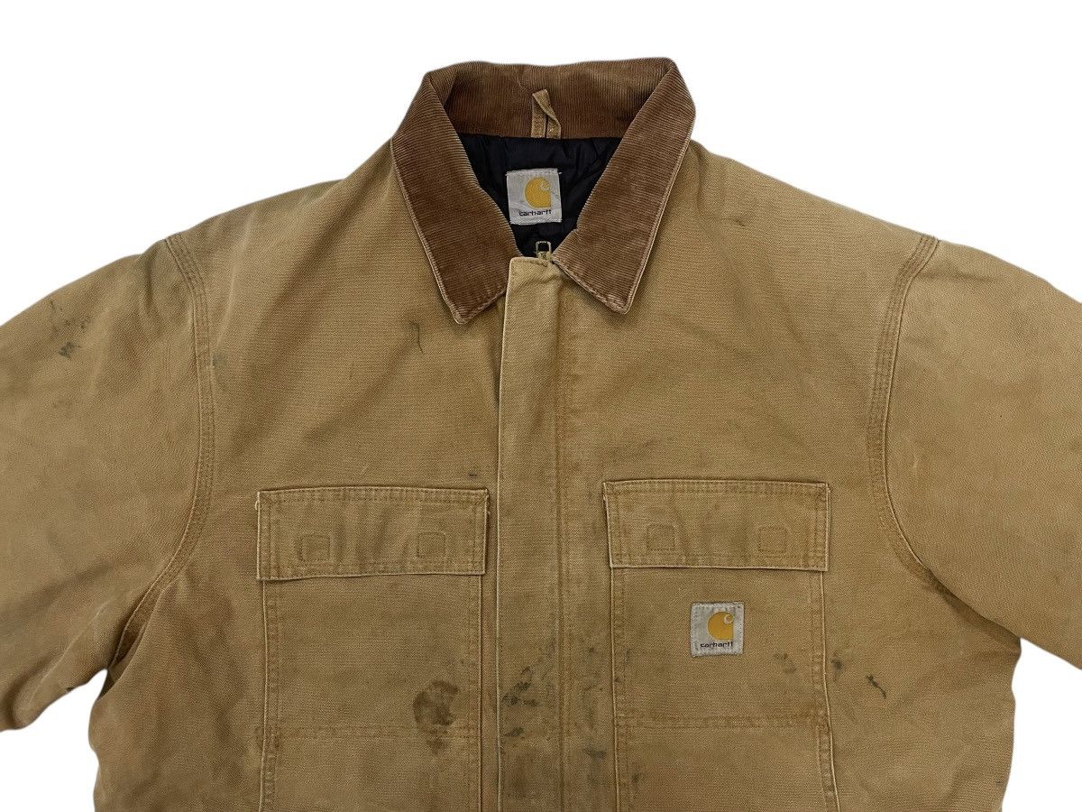 Carhartt × Carhartt Wip × Vintage Vintage 90s Carhartt dirty jacket Size US XL / EU 56 / 4 - 4 Thumbnail