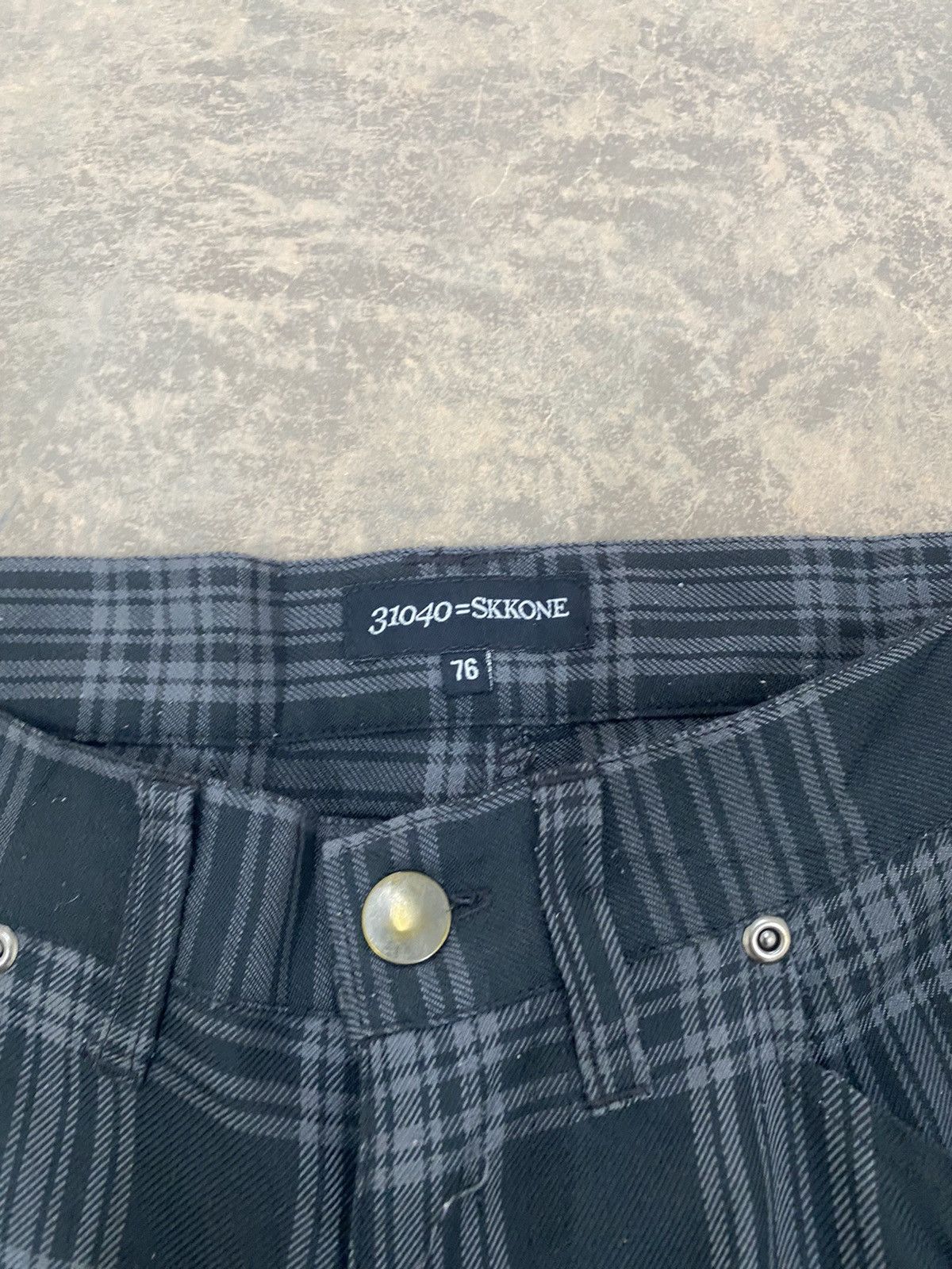 Le Grande Bleu (L.G.B.) 31040=SKKONE PUNK PLAID PANTS LGB HYSTERIC MADPUNK Size US 31 - 5 Thumbnail