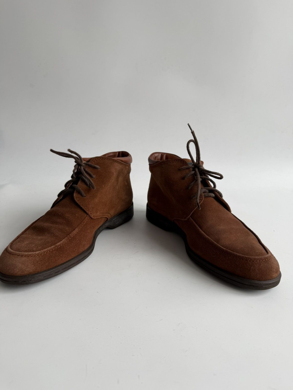 Bally Bally Pitaval Suede Chukka Boots Brown Made in Italy Men's Size US 10 / EU 43 - 7 Thumbnail