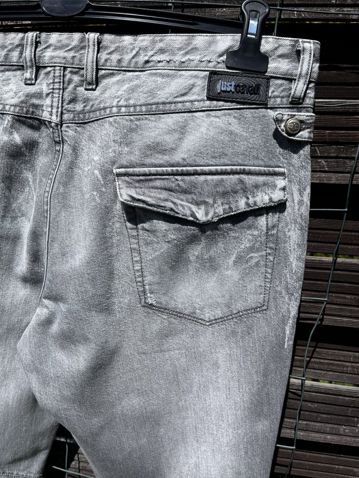 Just Cavalli × Roberto Cavalli 👖JUST CAVALLI LUXURY JEANS Y2K LOGO STREETWEAR ITALIAN DENIM Size US 36 / EU 52 - 24 Thumbnail