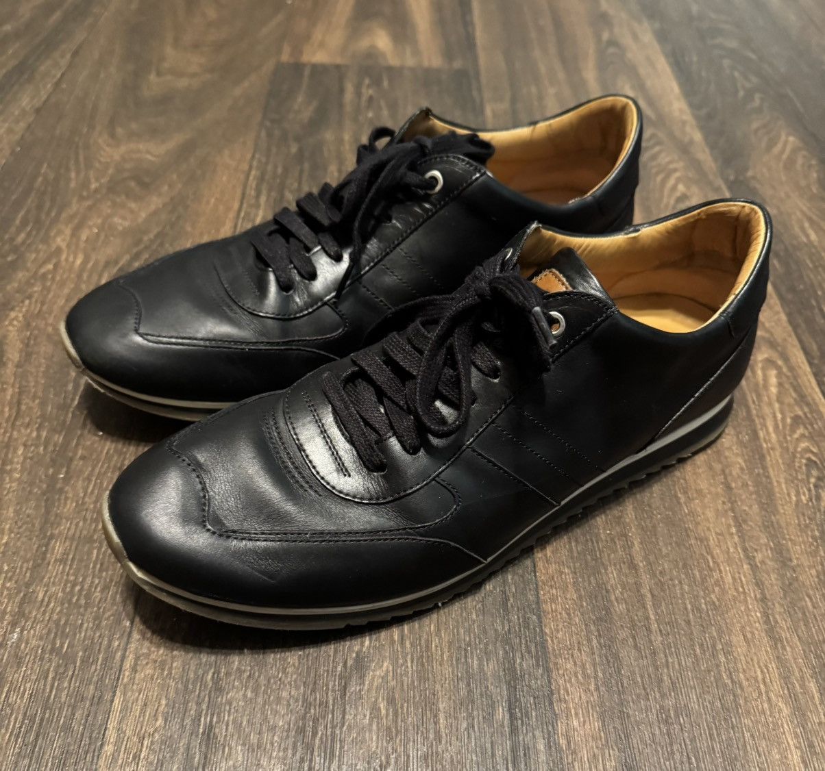 Magnanni Magnanni for Neiman Marcus Sneakers Black 18837 Size US 11 / EU 44 - 3 Thumbnail