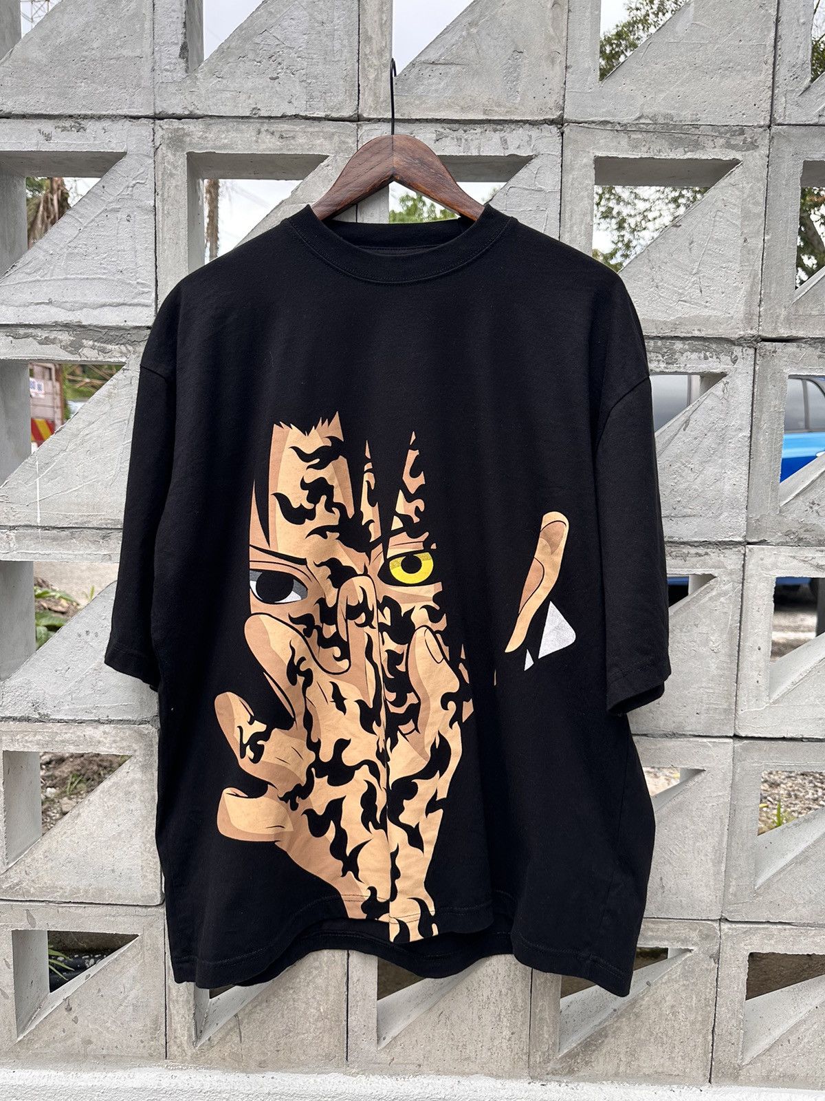 Anime × Vintage Naruto ( Sasuke bootleg) Size US L / EU 52-54 / 3 - 5 Thumbnail