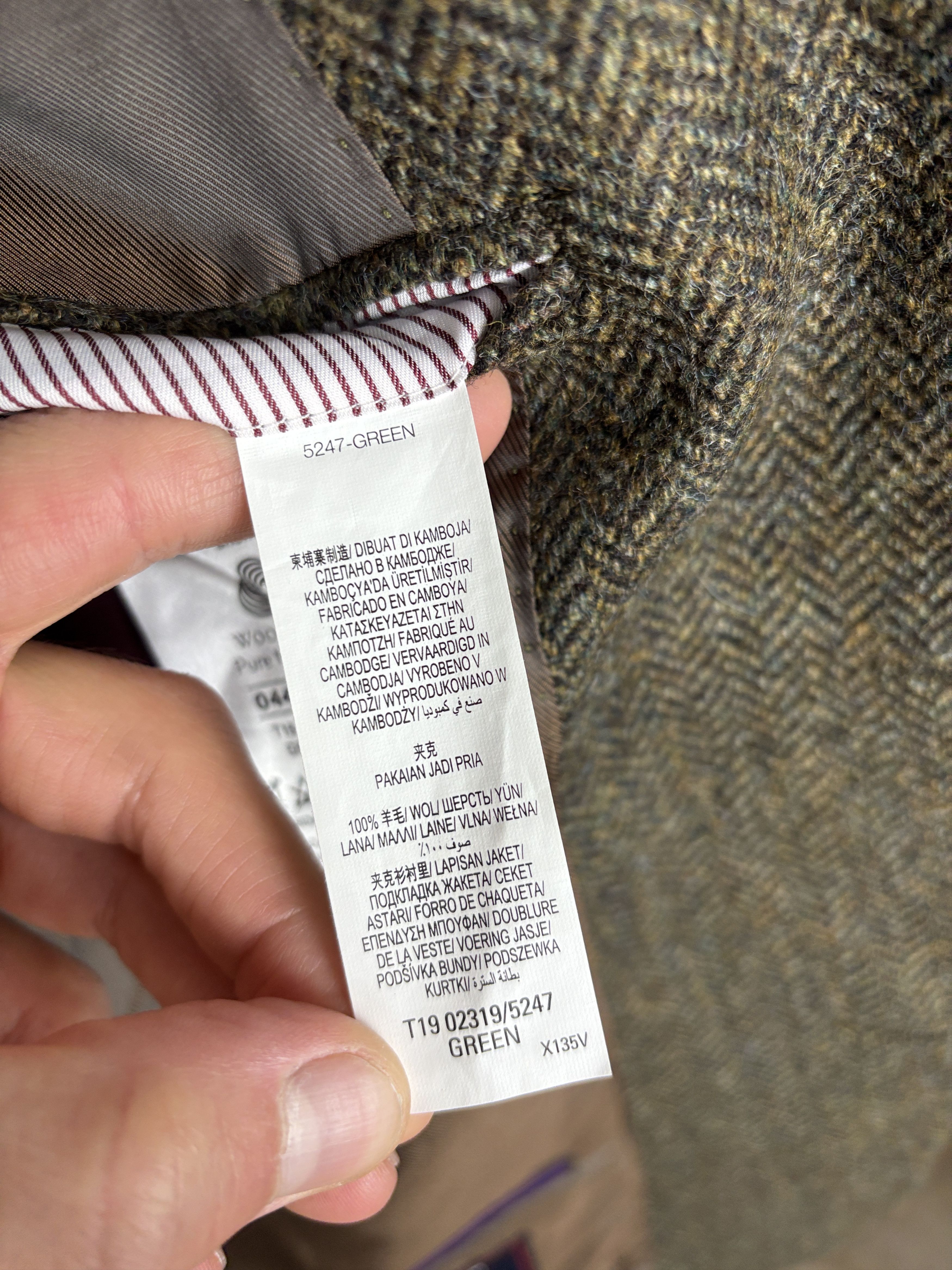 Marks & Spencer Marks & Spencer Moon Tweed Sartorial Blazer EU 54 / 112 cm Size 44S - 13 Thumbnail