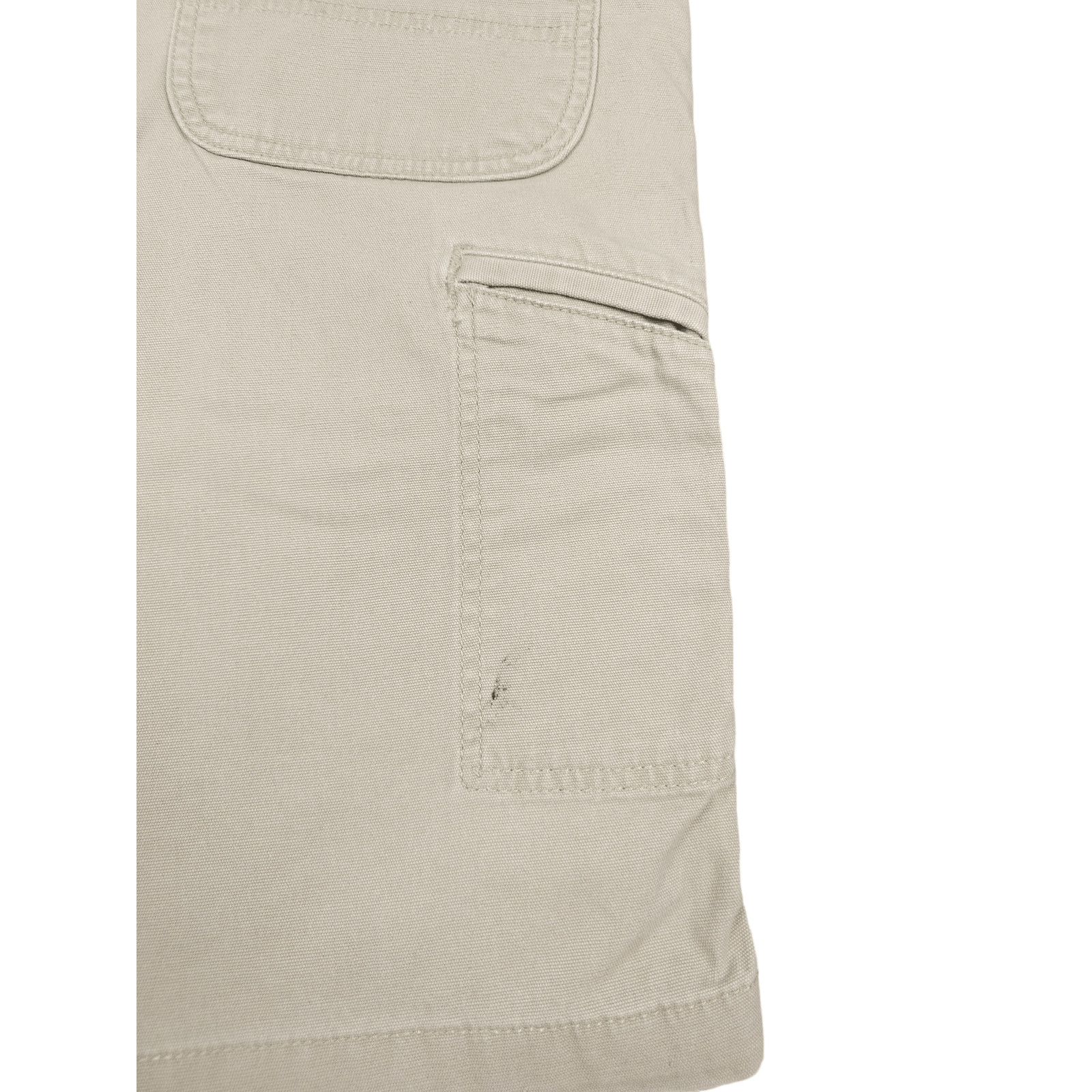 Carhartt × Vintage 💎 Y2K Carhartt Relaxed Fit Canvas Shorts Size 38 Beige XXL Size US 38 / EU 54 - 5 Thumbnail