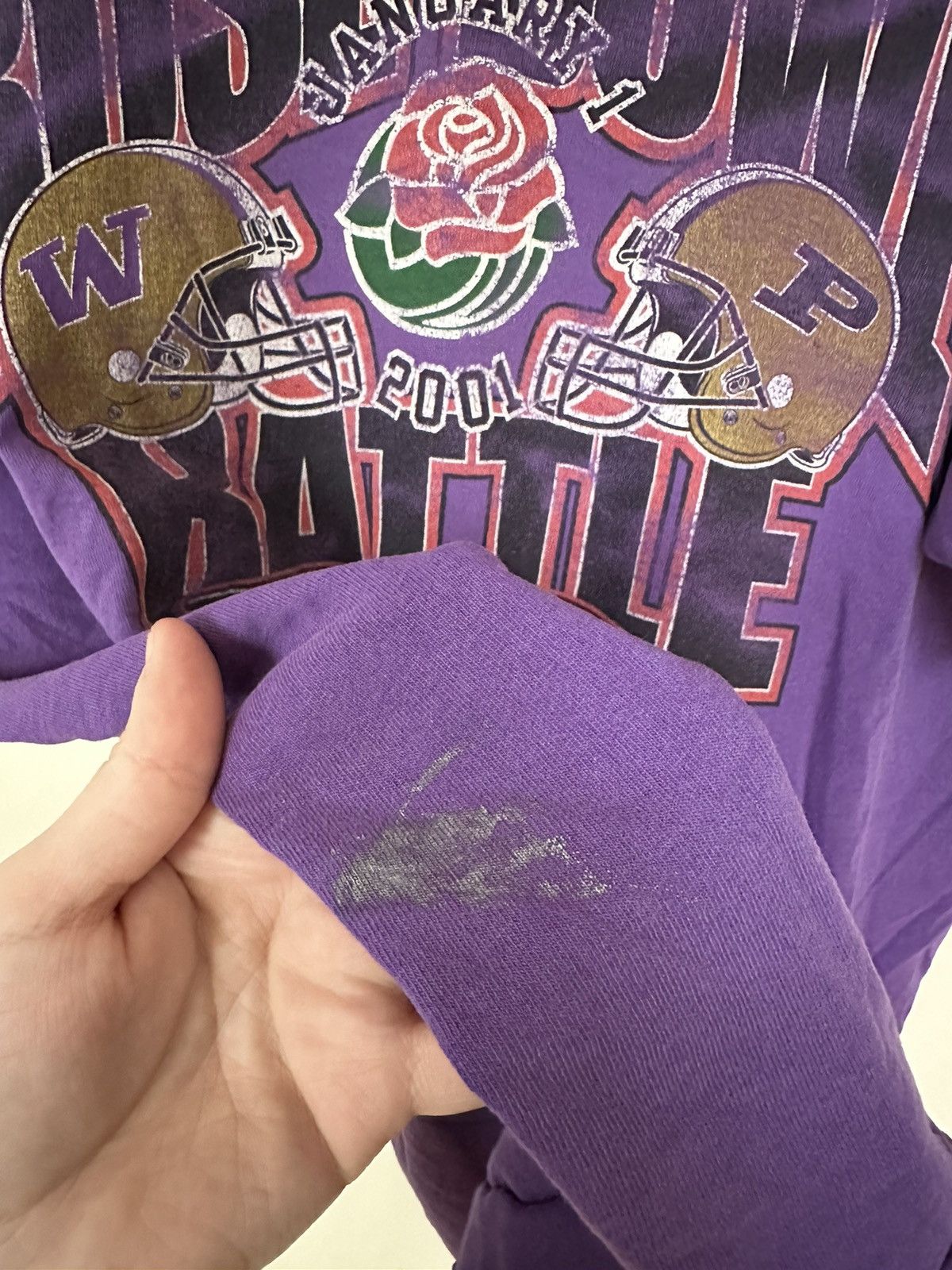 Logo Athletic × Vintage Vintage 2001 Logo Athletic Huskies Vs. Boiler Makers T-Shirt Size US XL / EU 56 / 4 - 7 Thumbnail