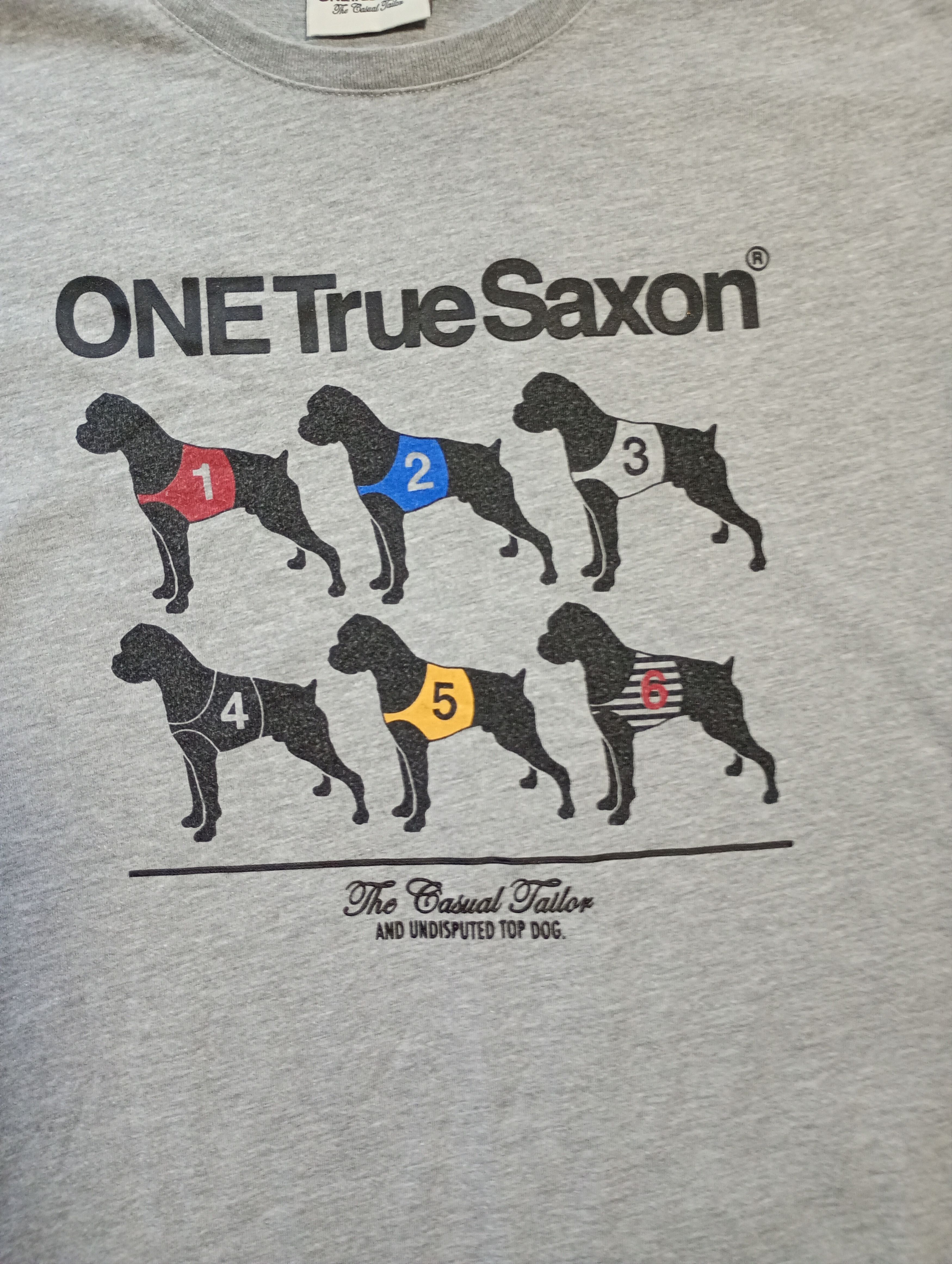 Vintage One True Saxon T-Shirt Size US M / EU 48-50 / 2 - 9 Thumbnail