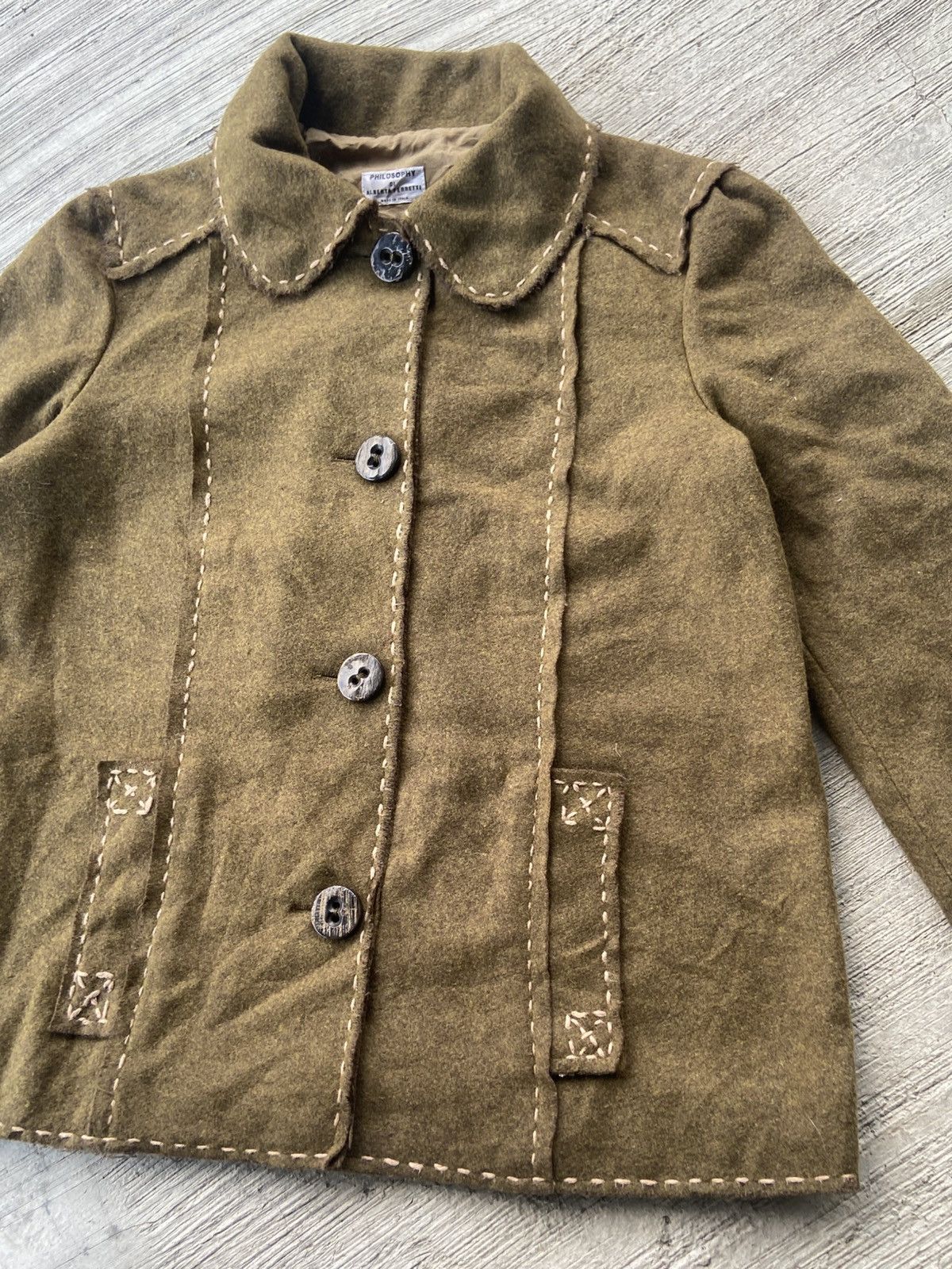 Alberta Ferretti Philosophy di Alberta Ferretti Wool Jacket Size US S / EU 44-46 / 1 - 5 Thumbnail