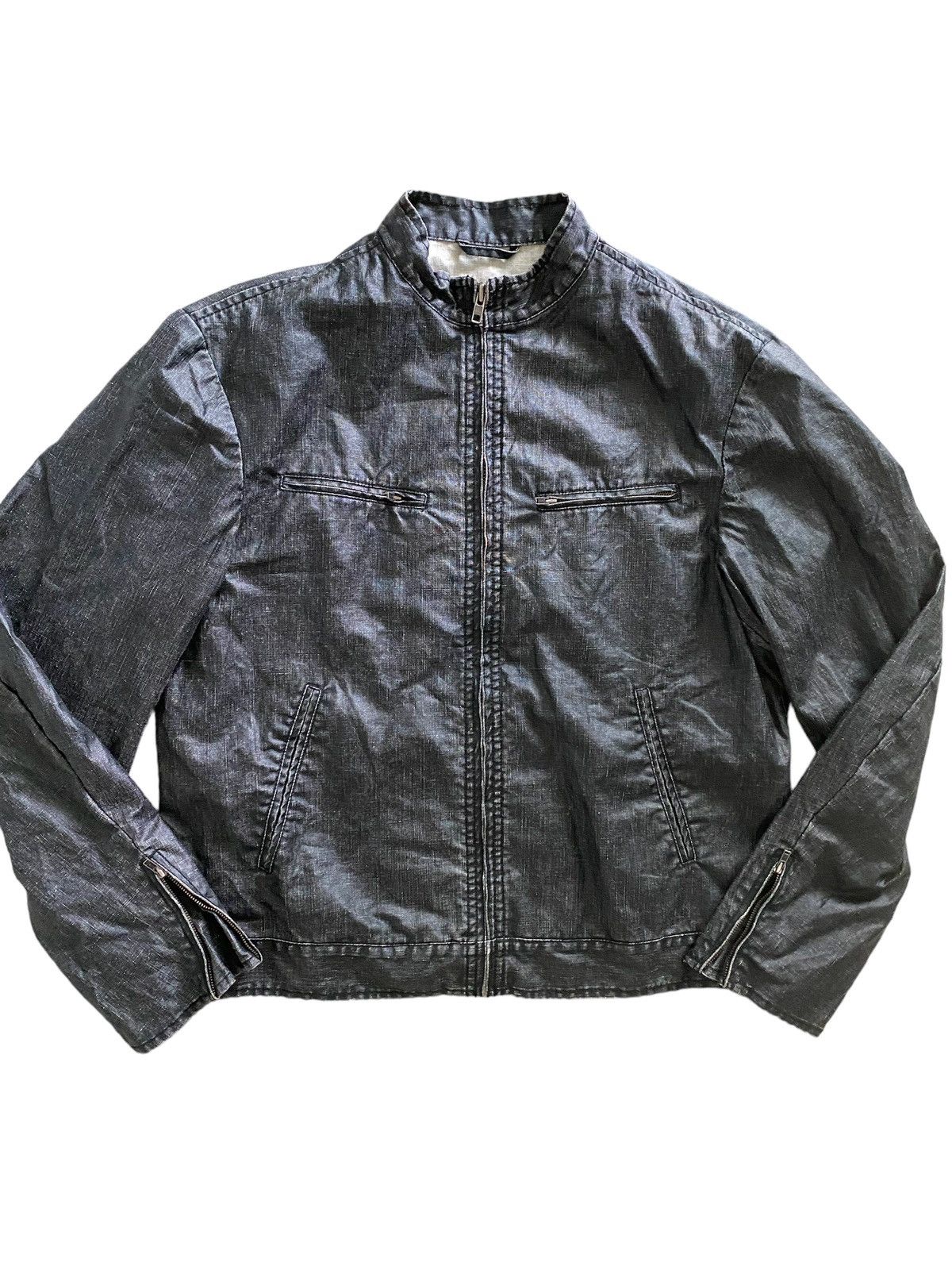 Calvin Klein × Calvin Klein 205W39NYC × Seditionaries CK CALVIN KLEIN Black Jacket zipper Punk bikers design style Size US XL / EU 56 / 4 - 1 Thumbnail