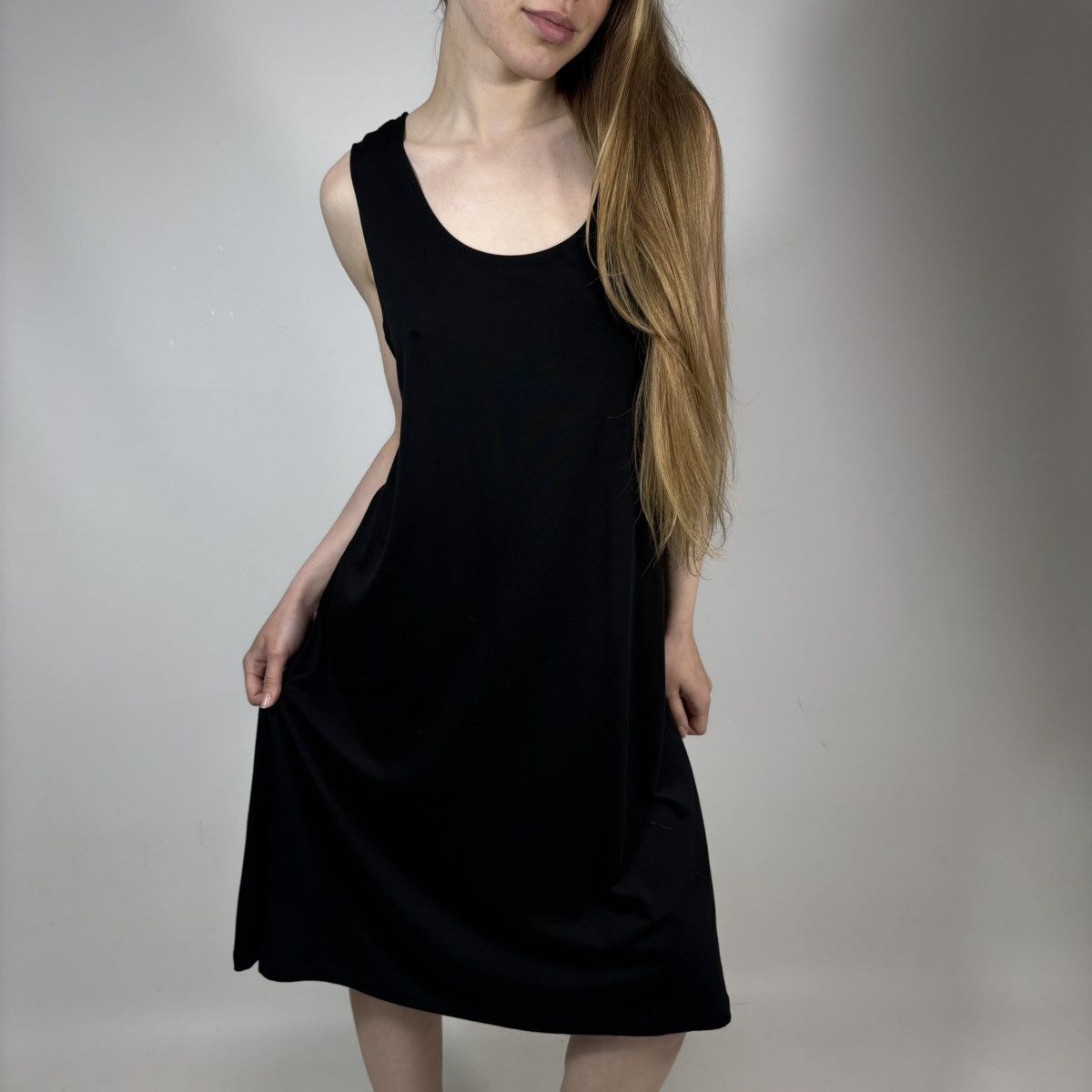 Gudrun Sjoden Gudrun Sjoden Basic Classic Flared Maxi Dress Casual Style Size L / US 10 / IT 46 - 1 Thumbnail