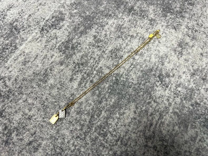 Louis Vuitton Louis Vuitton Old Flower Double Tag Necklace Size ONE SIZE - 1 Thumbnail