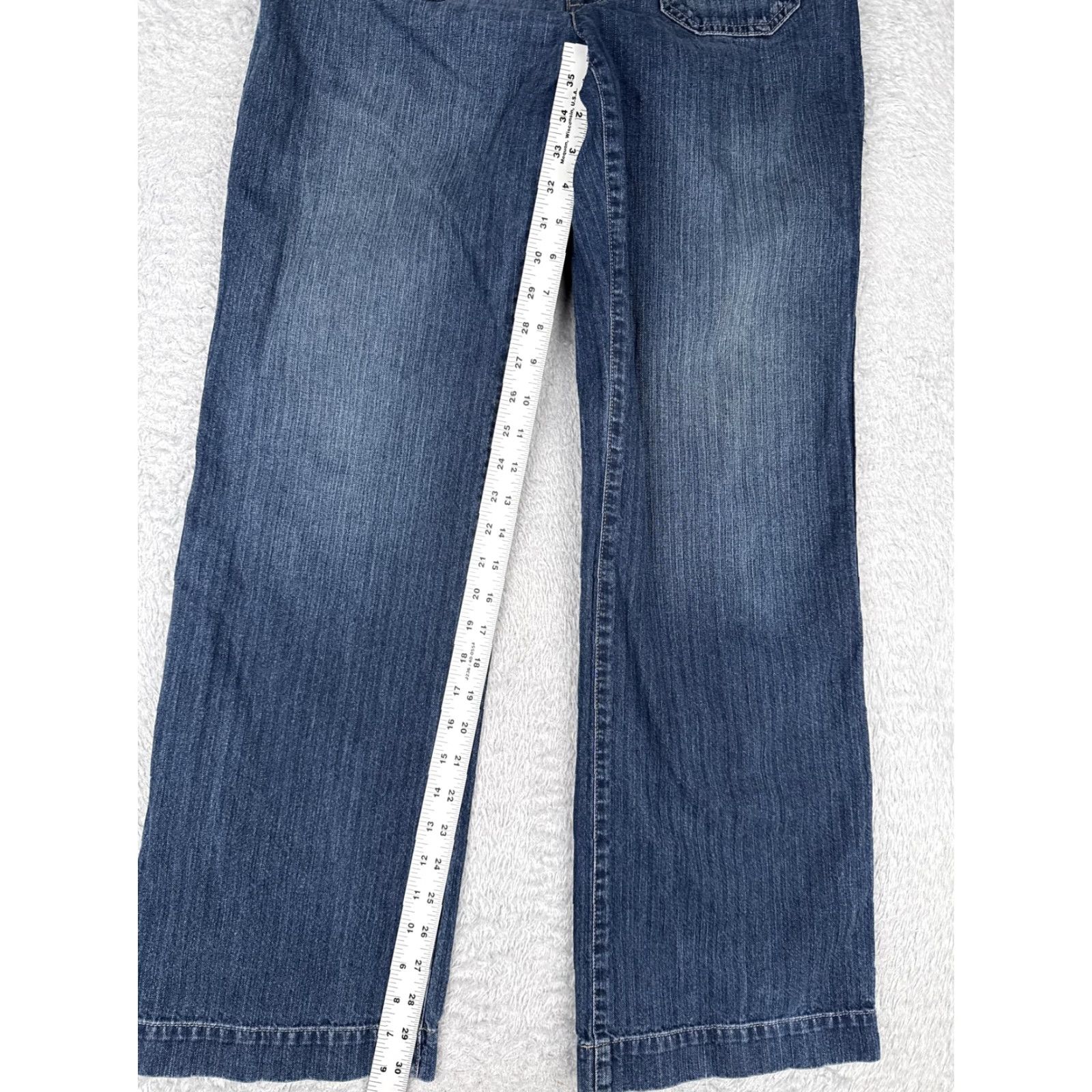 Ralph Lauren Ralph Lauren Jeans Co. Jeans - Women - 10 - Blue Denim - Straight Leg - Mid Rise - 31" Inseam - 5-Pocket - Medium Wash - 100% Cotton - Womens Size 32" / US 10 / IT 46 - 7 Thumbnail