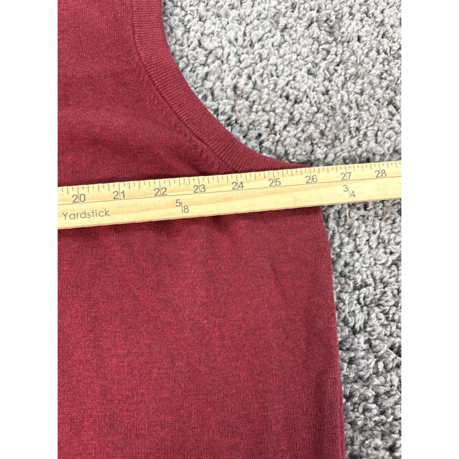 Cremieux Daniel Cremieux 1/4 Zip Sweater Vest Men’s 2XL Red Knit Sleeveless Mock Neck Casual Winter Fall Spring Size US XXL / EU 58 / 5 - 3 Thumbnail