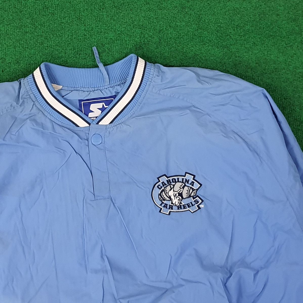 Starter Vintage Starter Carolina Tar Heels NBA Sweatshirt C255N2 Size US XL / EU 56 / 4 - 4 Thumbnail
