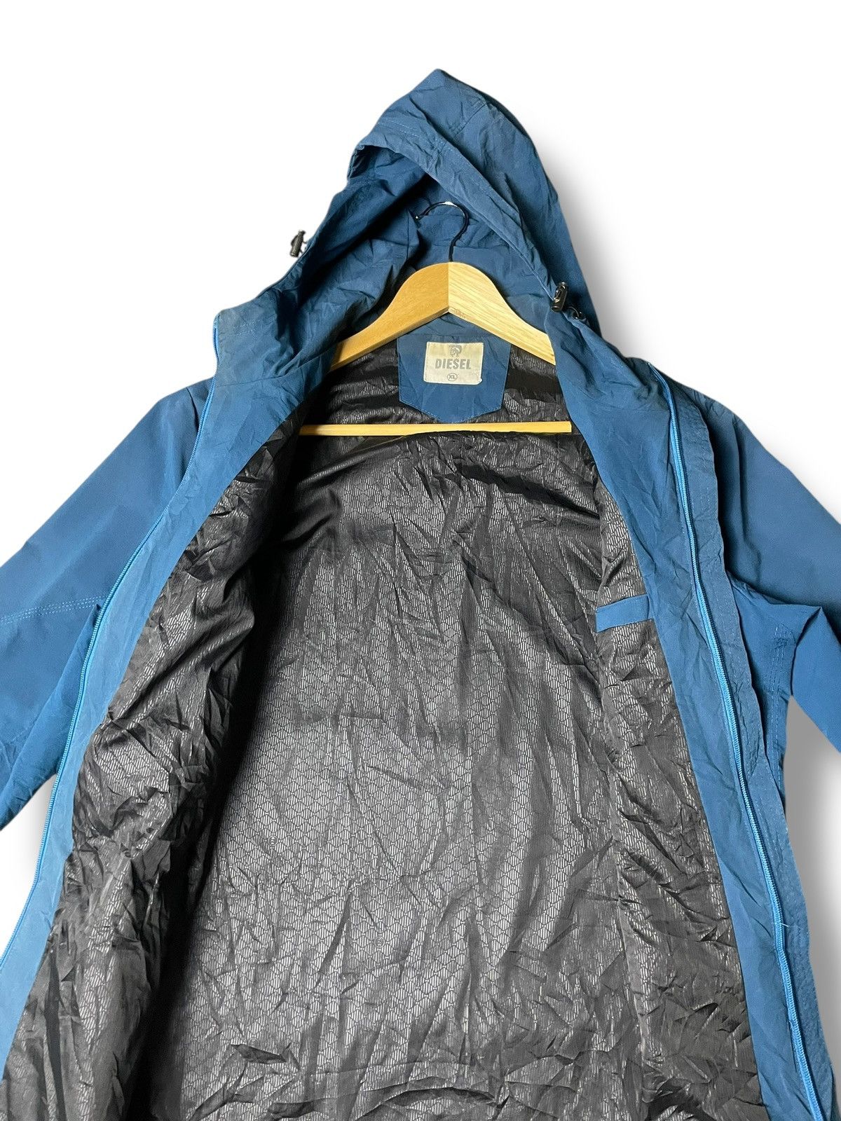 Diesel Diesel Full Zip Hooded Light Jacket (144) Size US XL / EU 56 / 4 - 8 Thumbnail