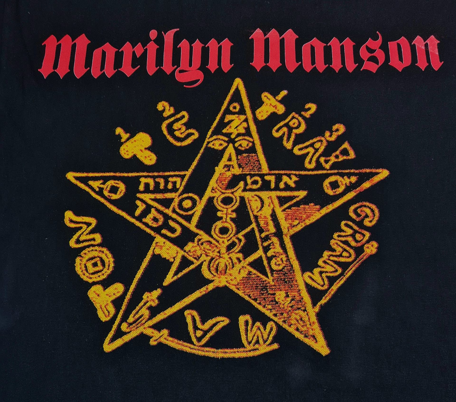 Other Marilyn Manson - Golden Mask - 2001 Vintage Size L RARE Vtg Size US L / EU 52-54 / 3 - 4 Thumbnail