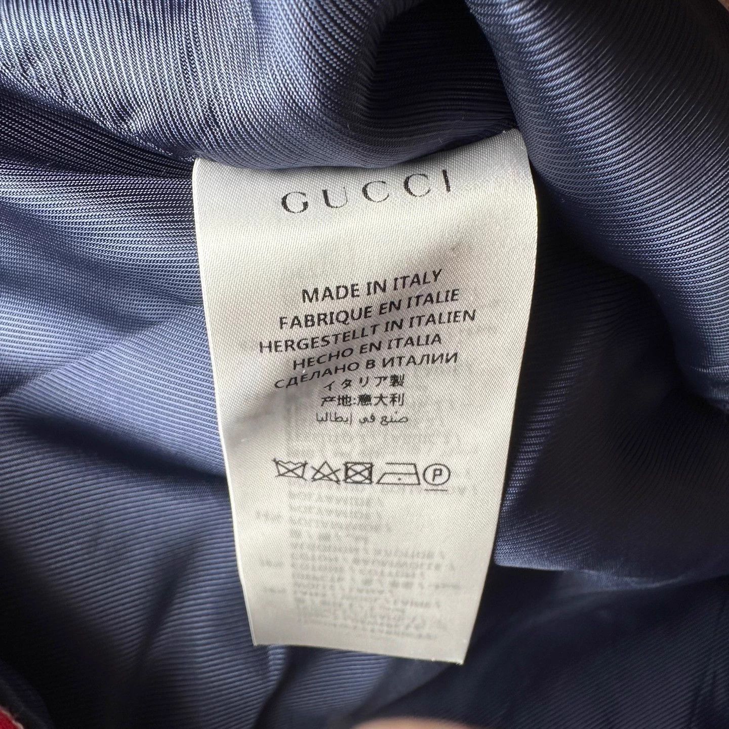 Gucci Gucci red white blue check GG logo collared jacket Size M / US 6-8 / IT 42-44 - 4 Thumbnail